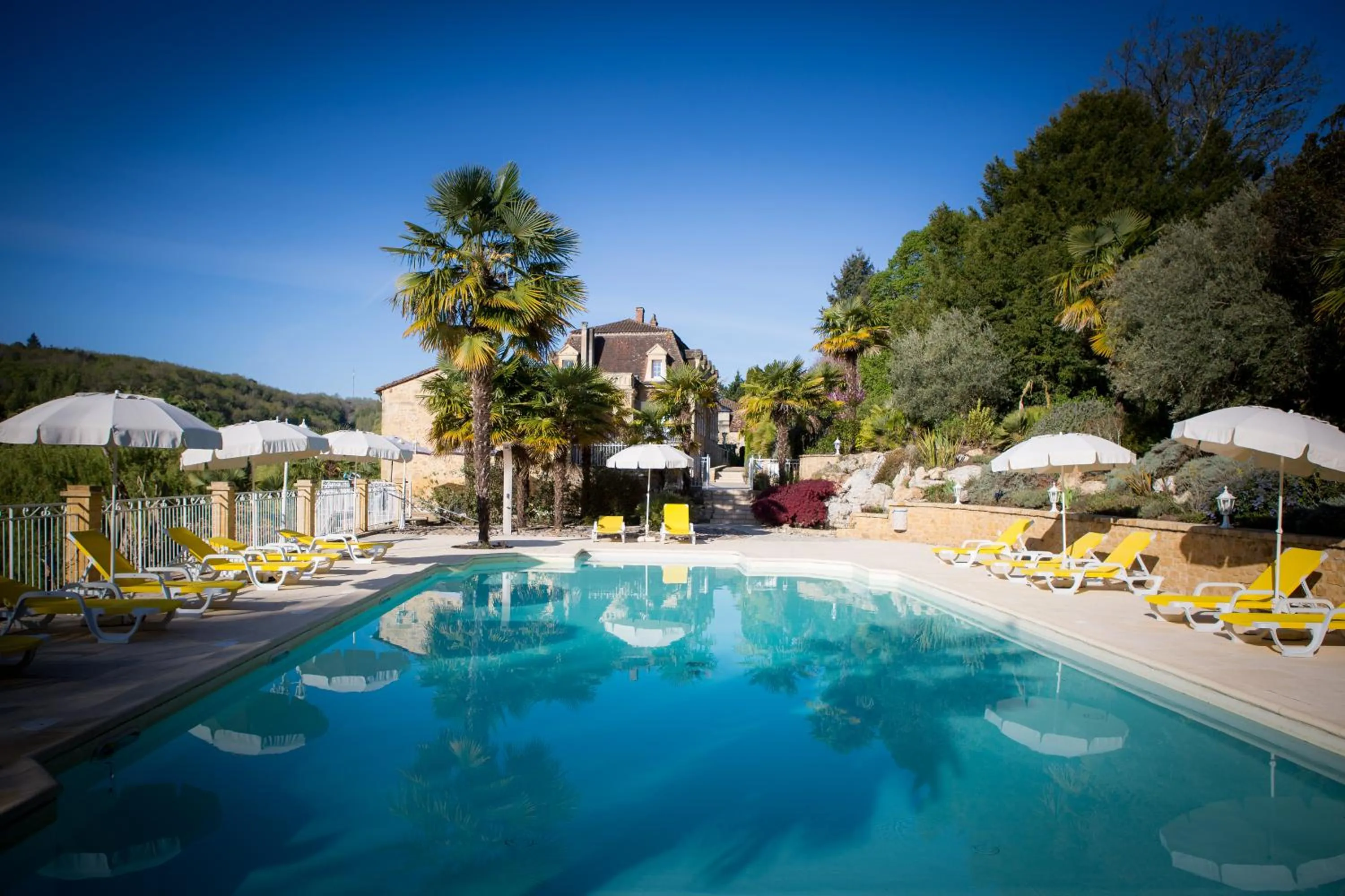 Swimming pool in Les Magnolias holiday homes