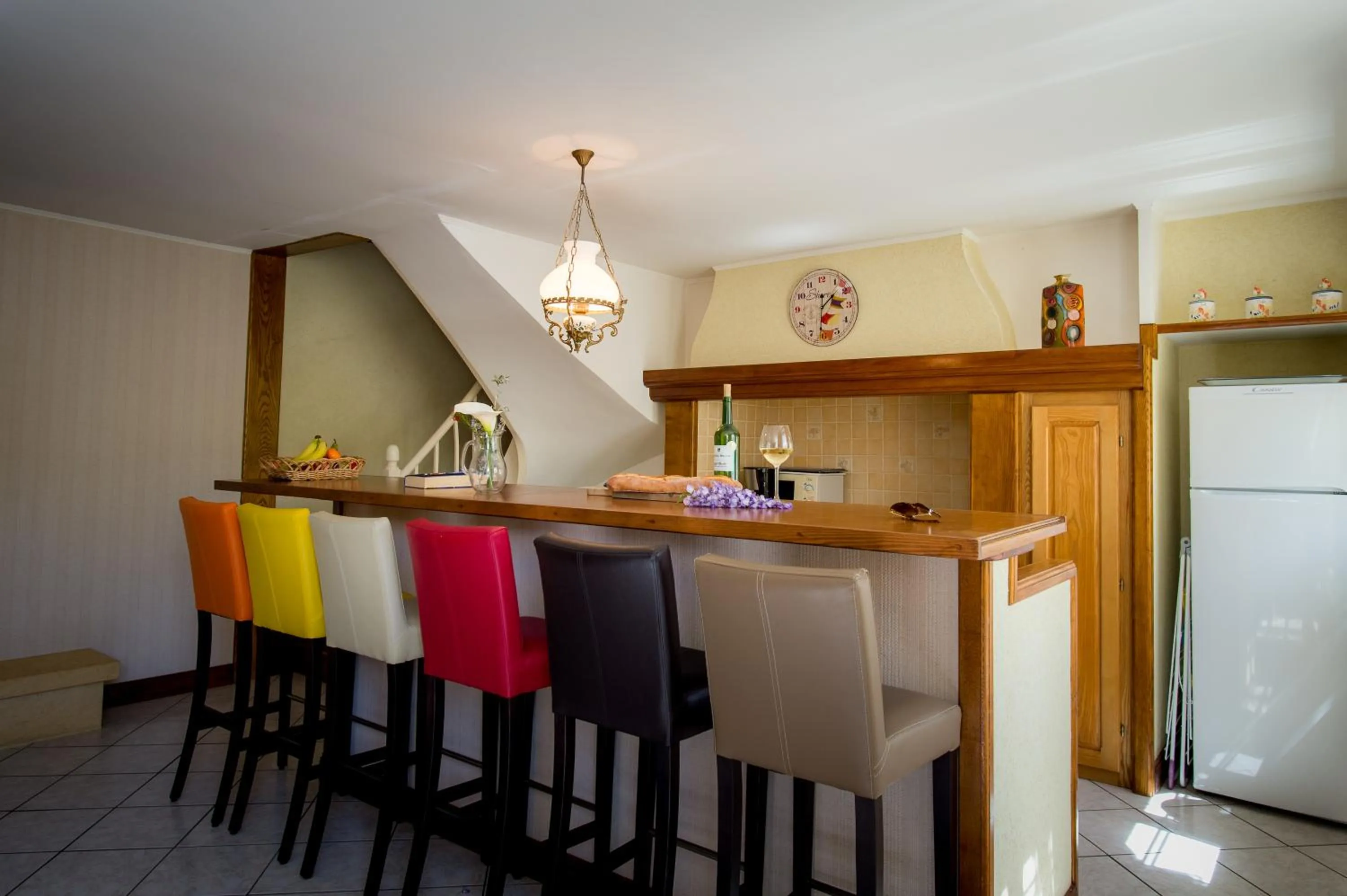Dining area in Les Magnolias holiday homes