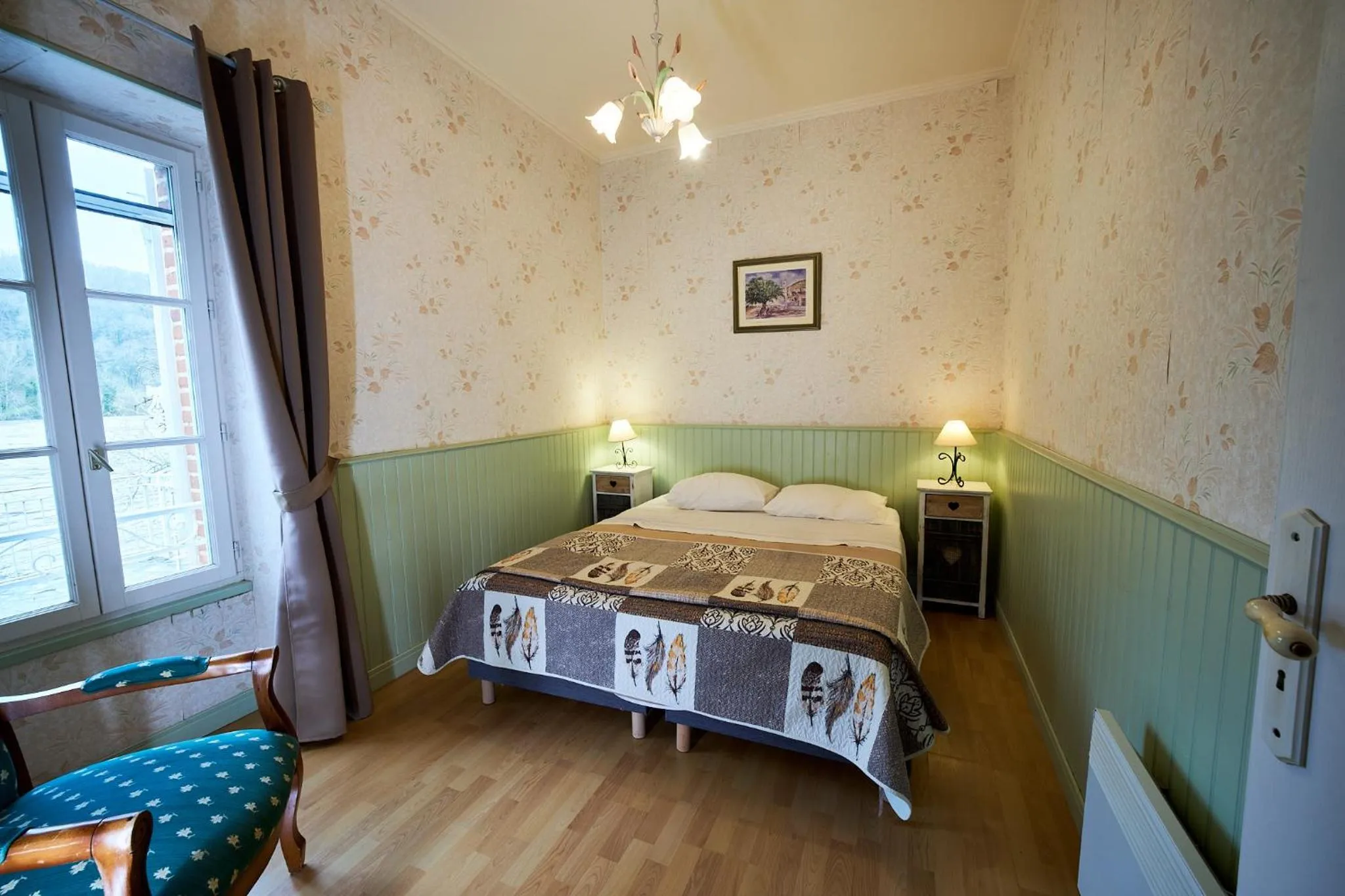 Bedroom, Bed in Les Magnolias holiday homes