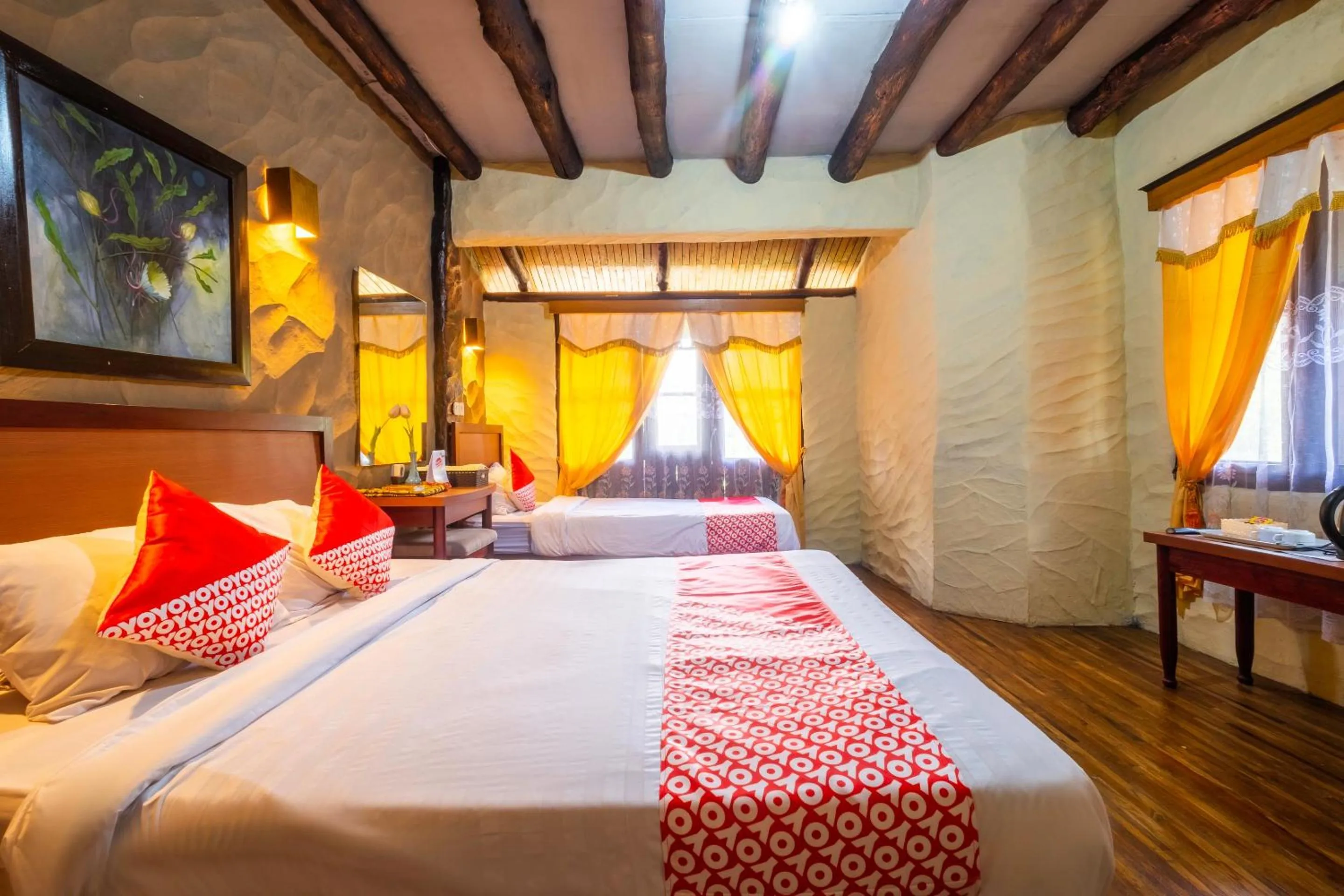 Bedroom, Bed in Capital O 2640 Cottage GS Rumah Kayu Syariah