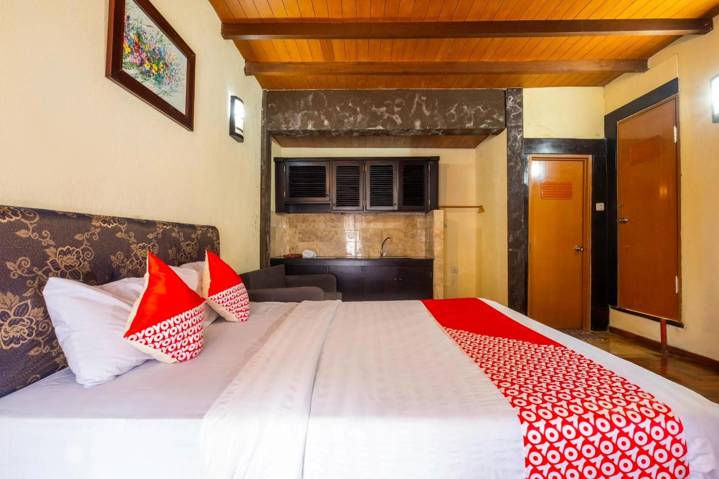 Bedroom, Bed in Capital O 2640 Cottage GS Rumah Kayu Syariah