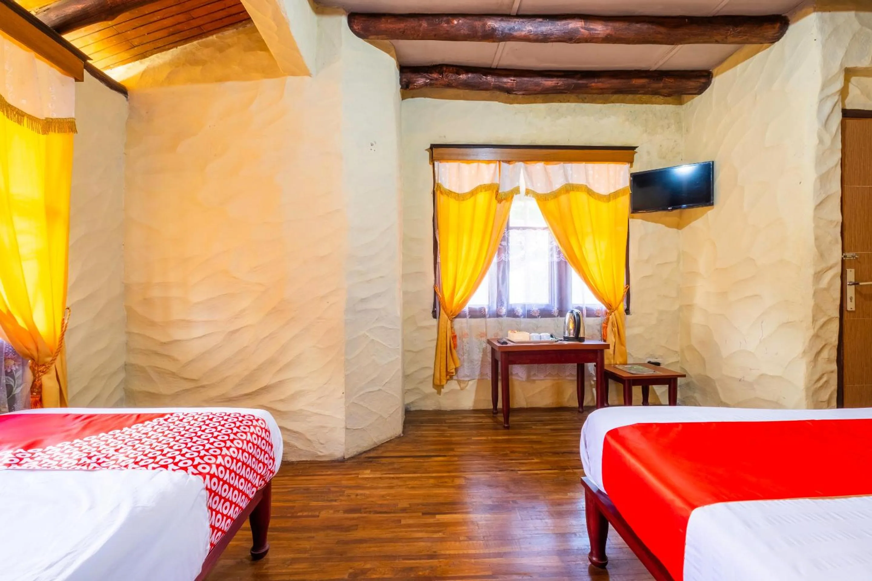 Bedroom, Bed in Capital O 2640 Cottage GS Rumah Kayu Syariah