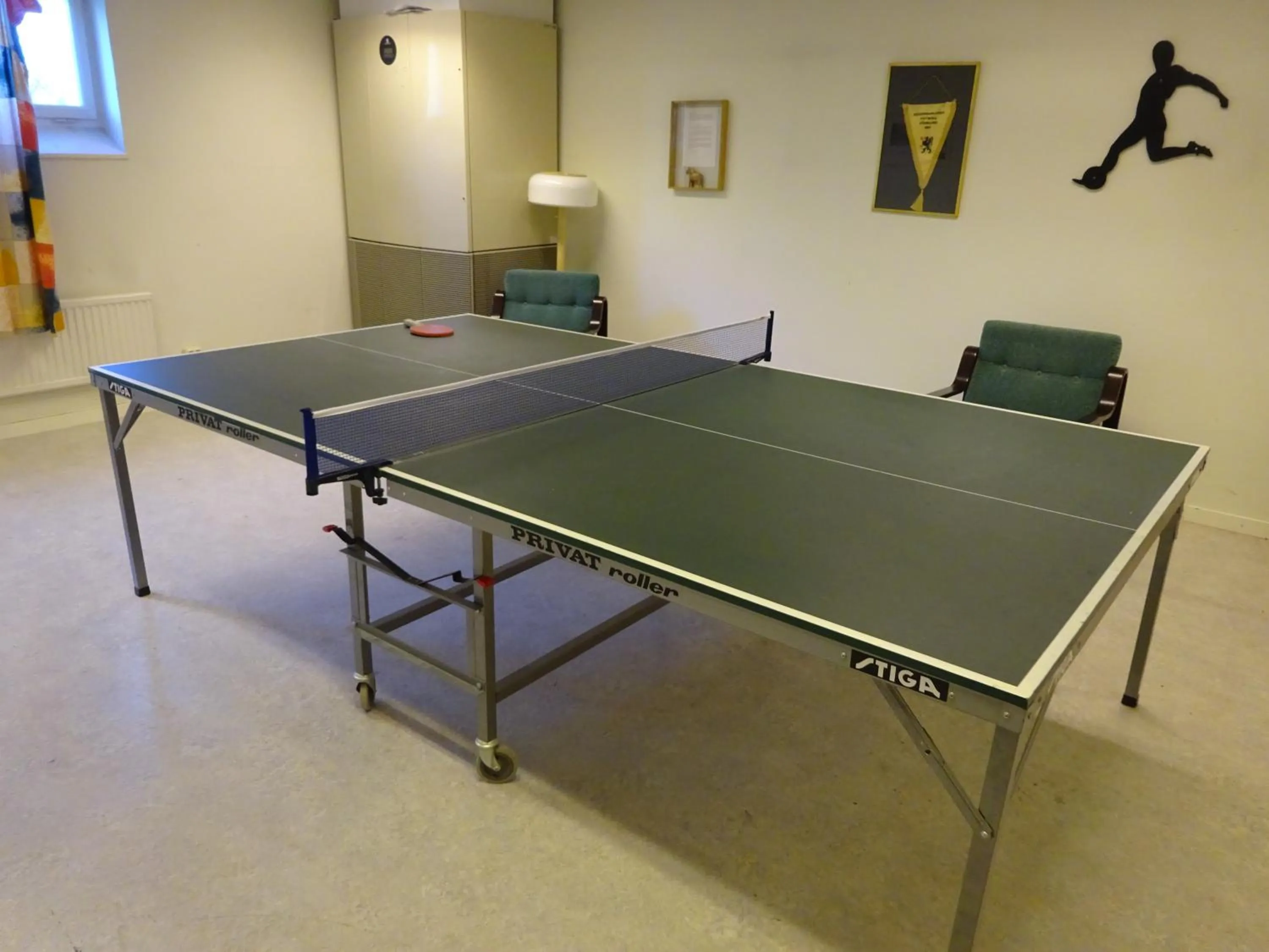 Table tennis in Ekbackens Vandrarhem