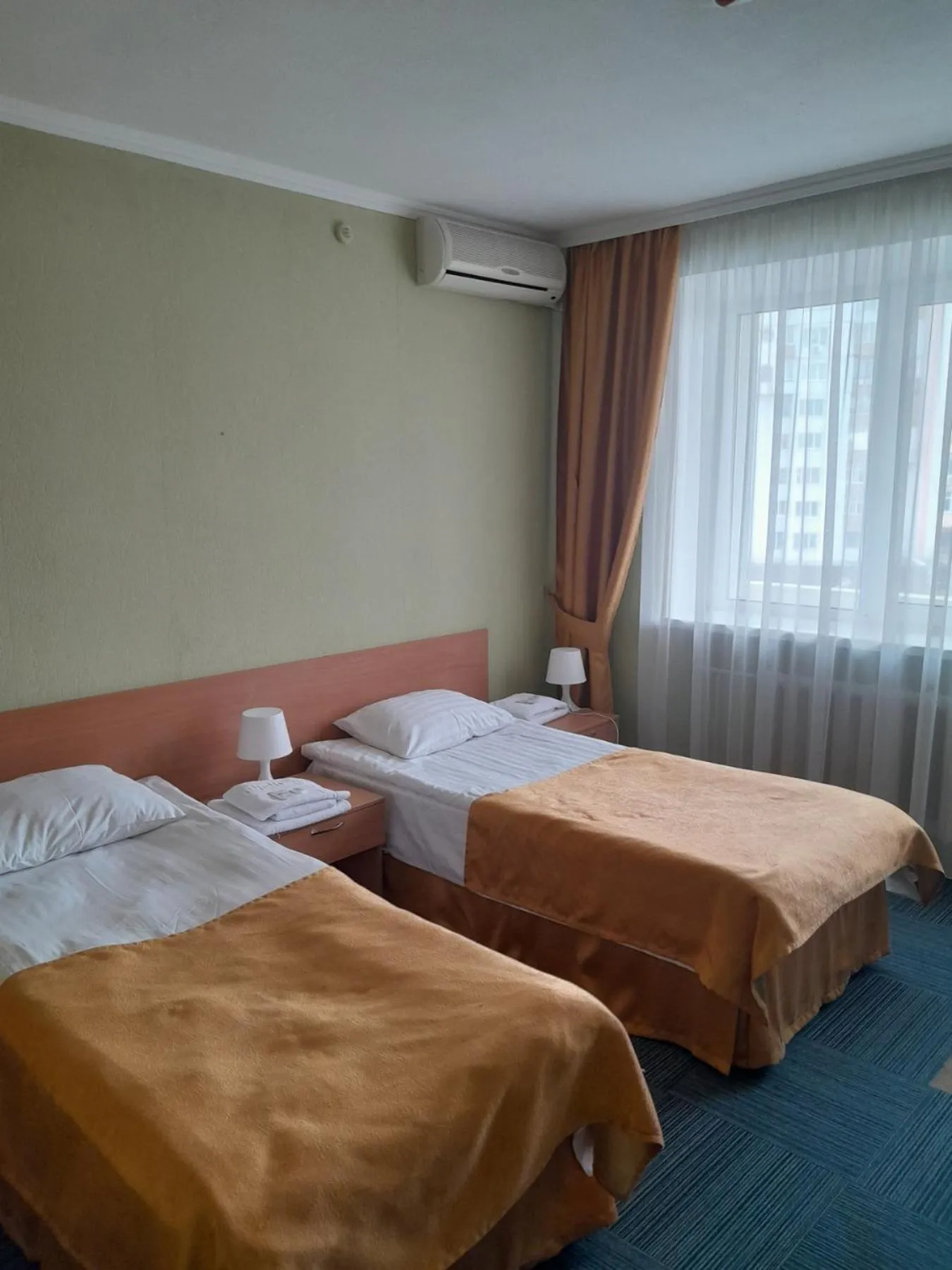 Bed in Dnipro Hotel