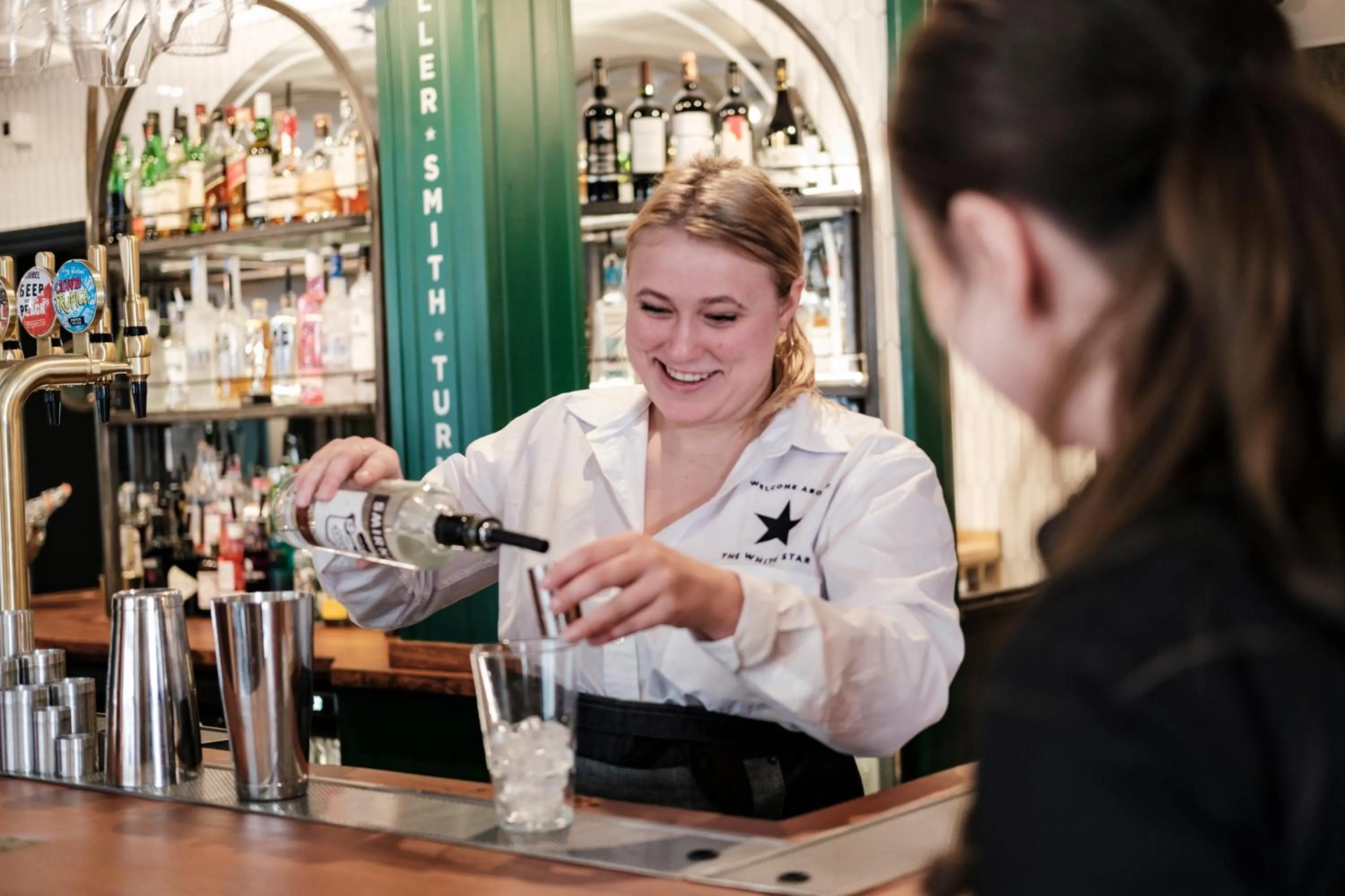 Staff in The White Star Tavern