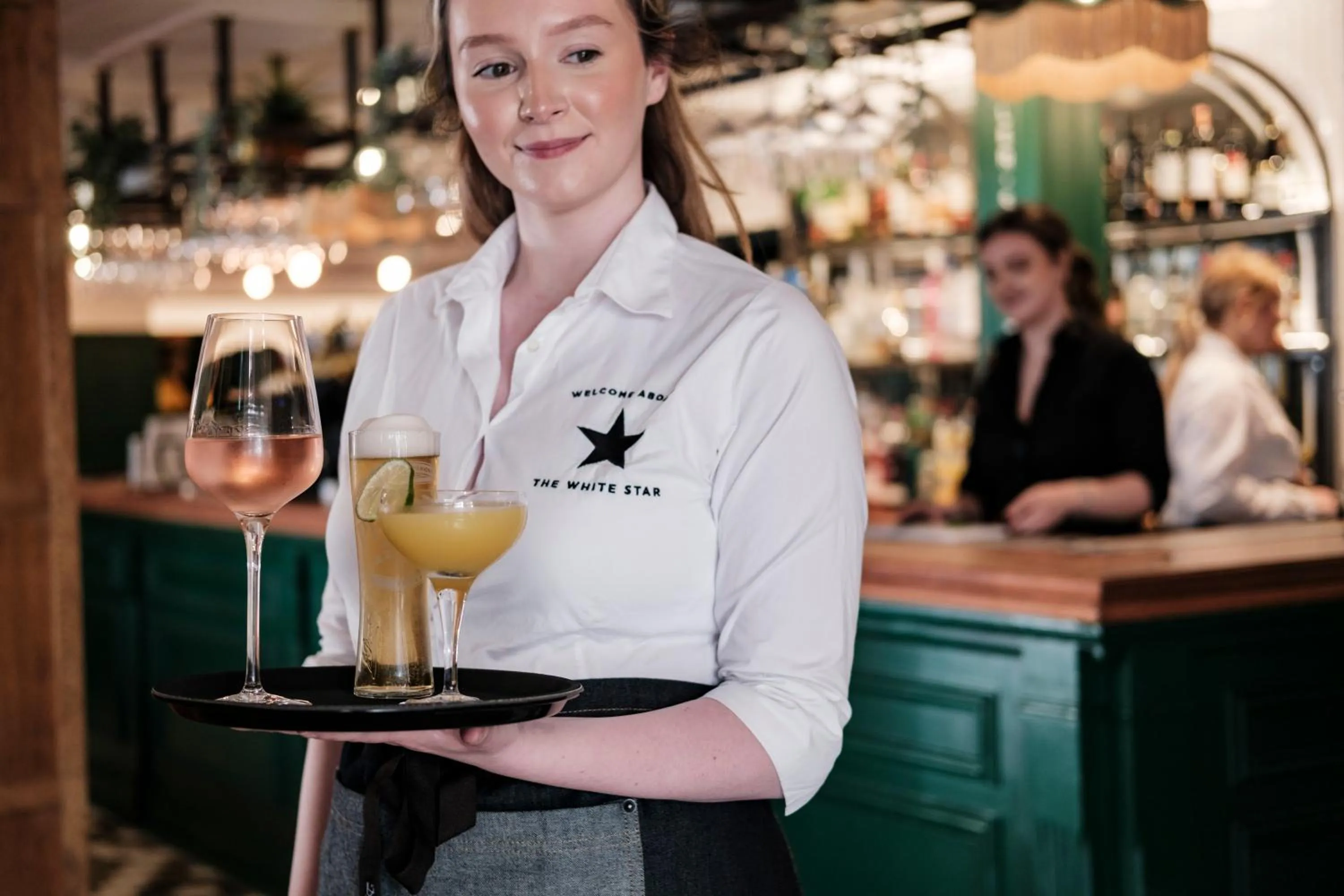 Staff in The White Star Tavern