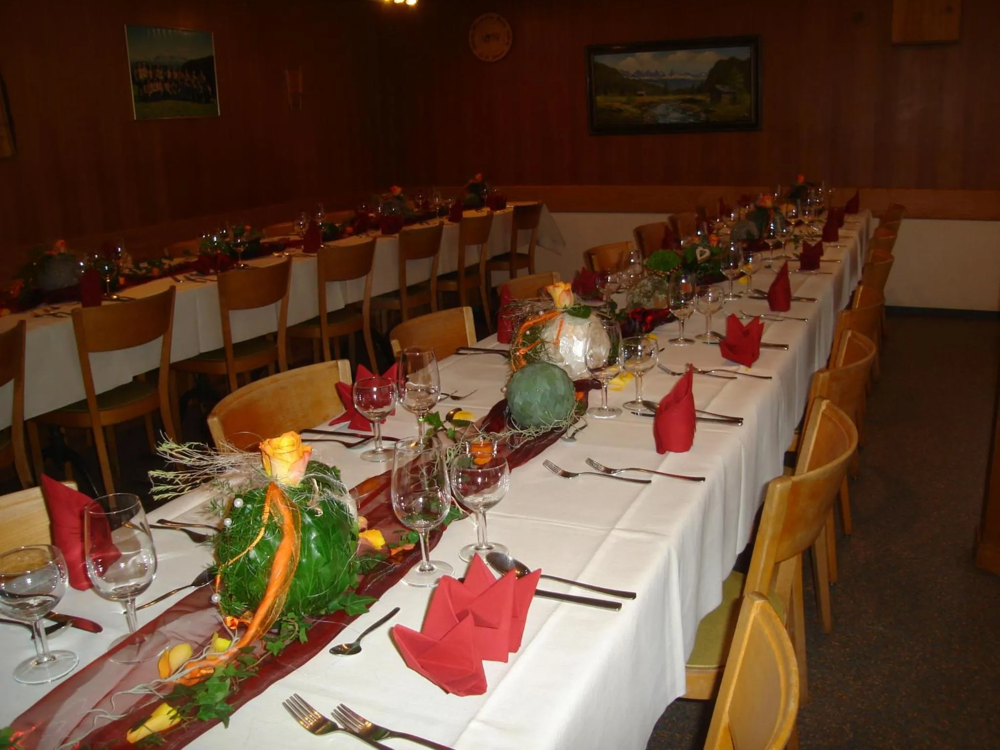 Food and drinks in Hotel Alpina