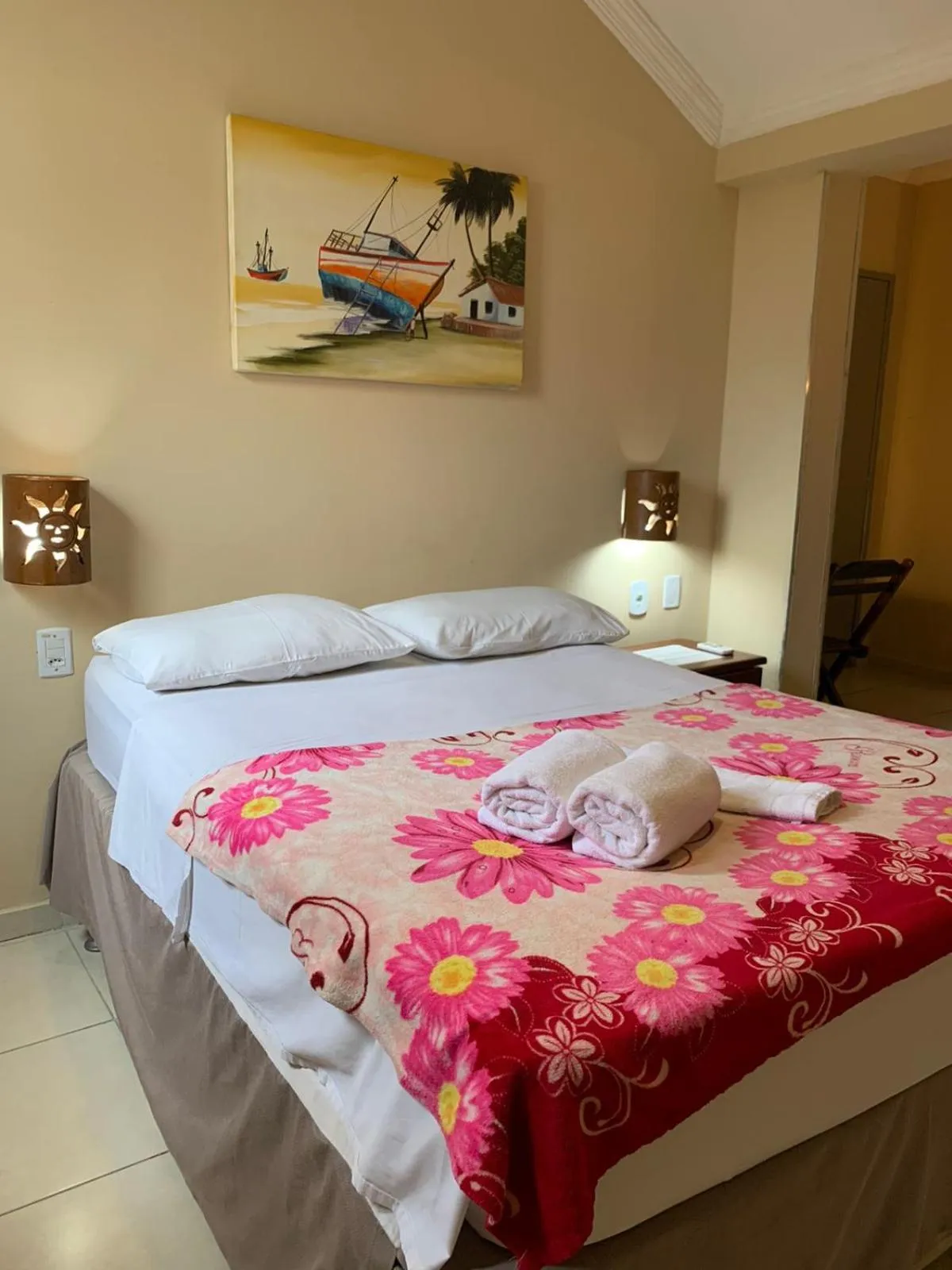 Bed in Maré Praia Hotel