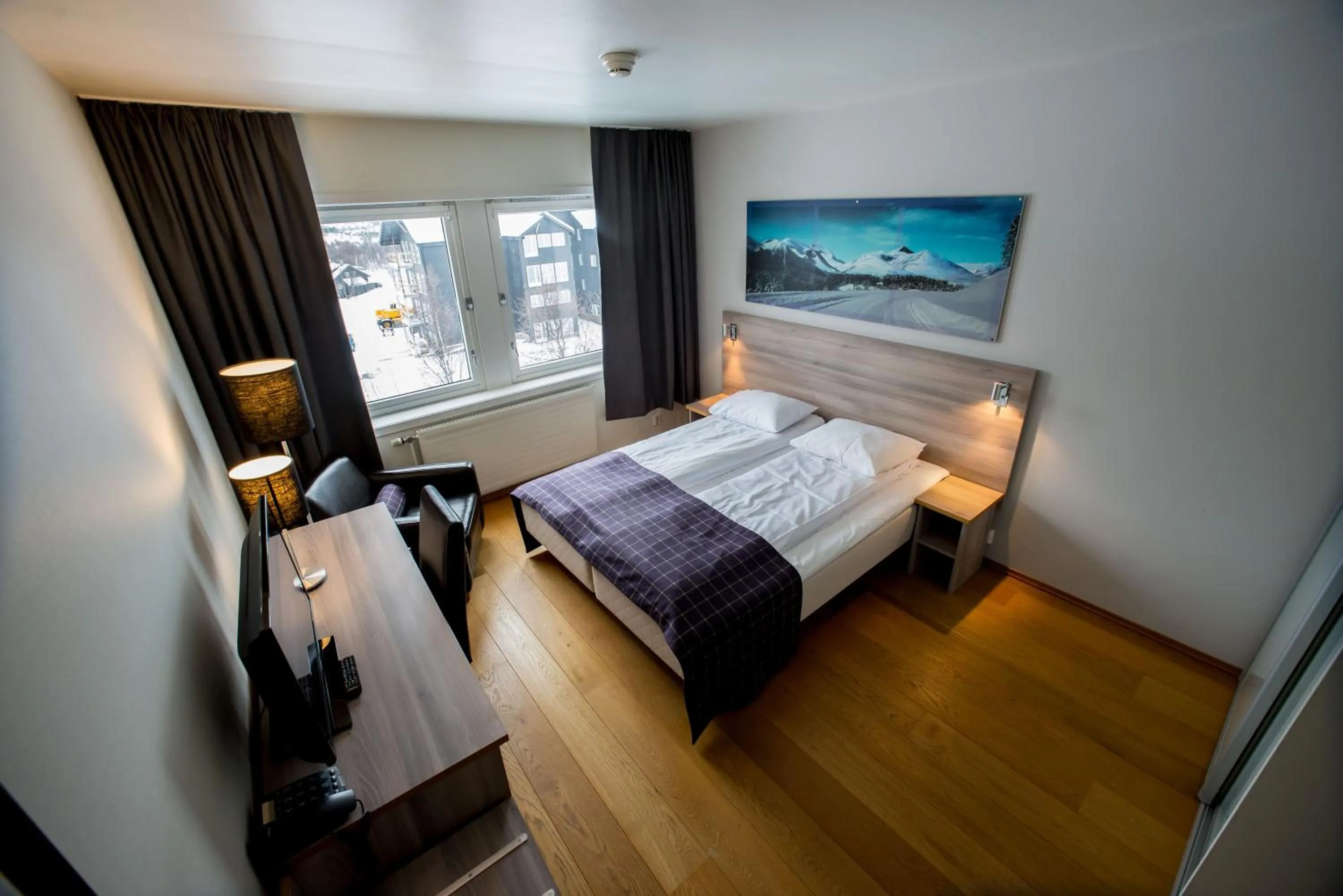 Bedroom, Bed in Geilo Hotel