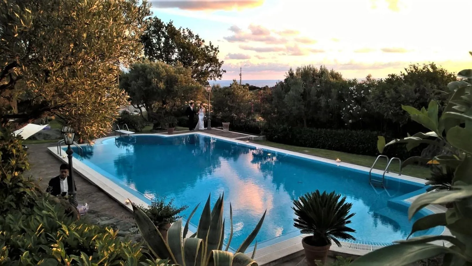 Pool view in Villa Amalia Srls