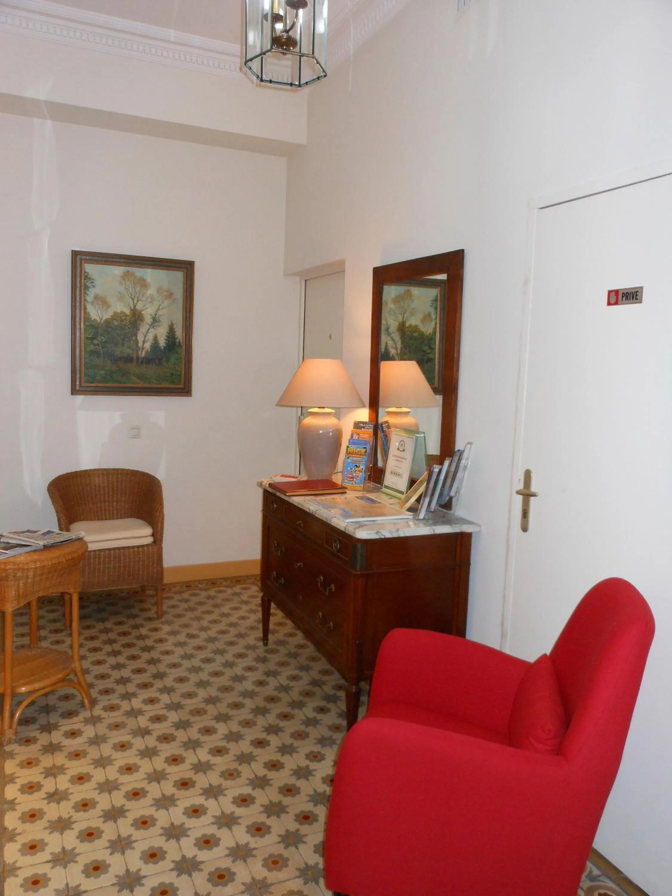 Lobby or reception in Hotel Villa Les Cygnes