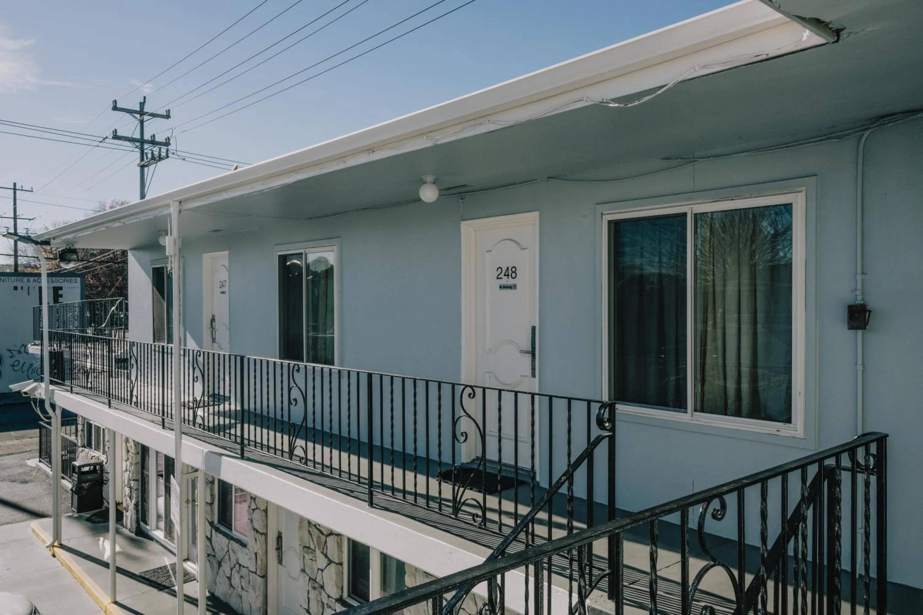 Property building in La Hacienda Motel