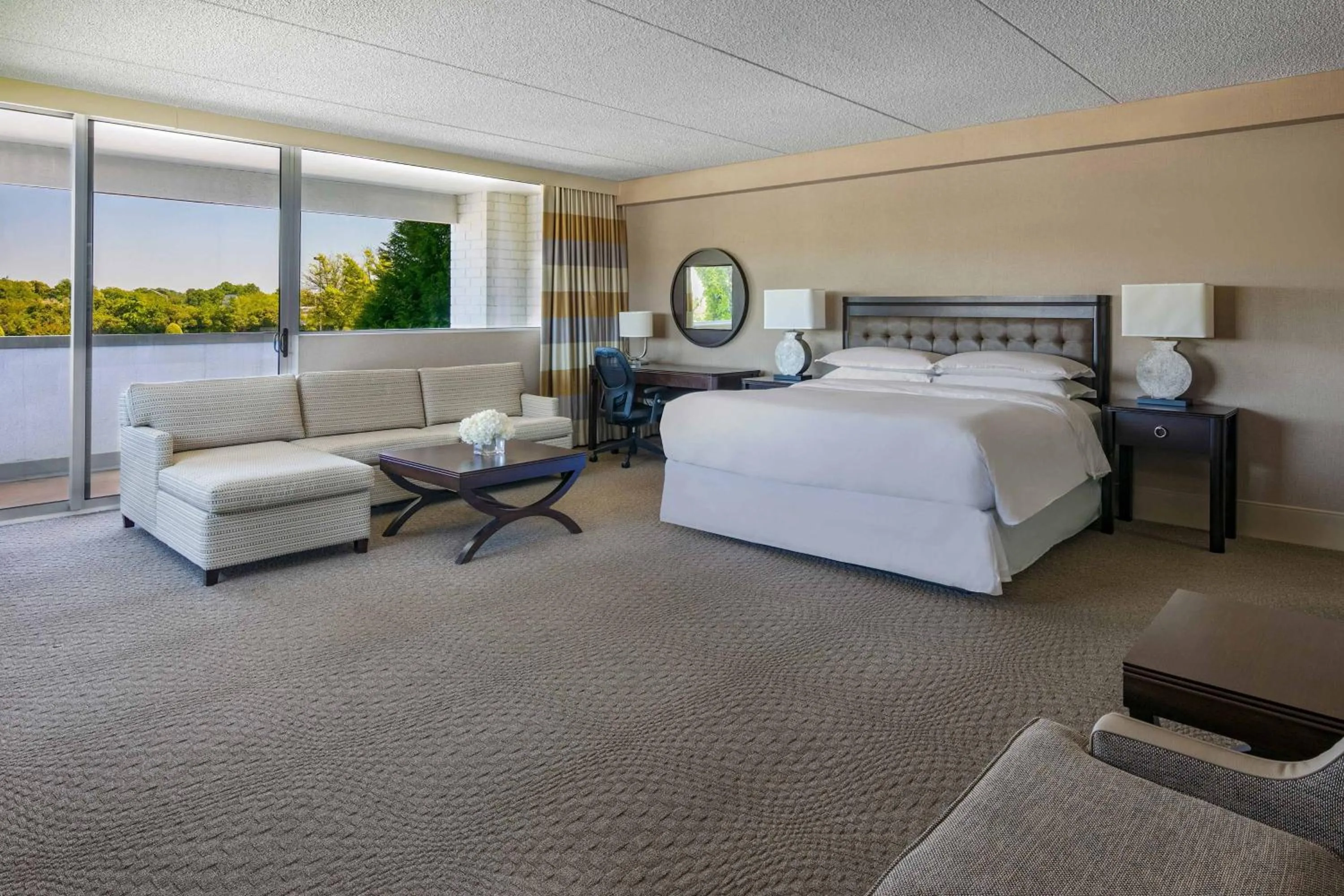 Photo of the whole room, Bed in Sheraton Greensboro