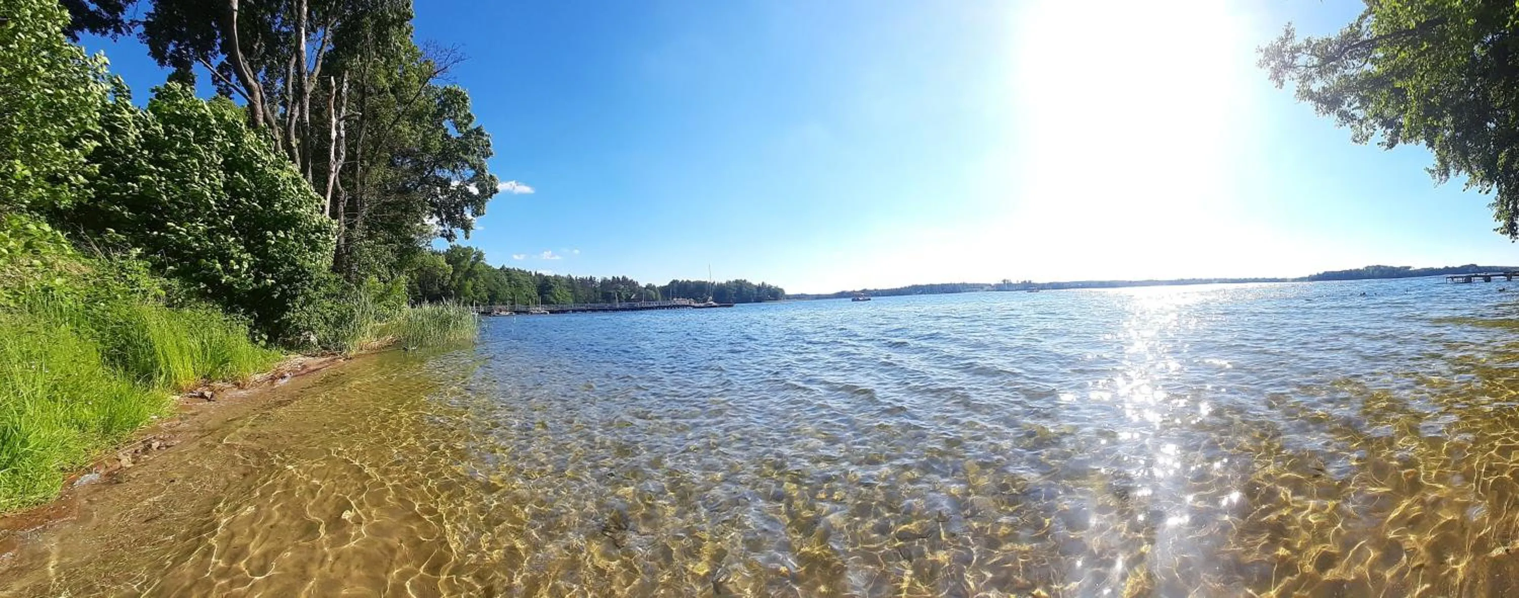 Lake view in Dom Letniskowy HELENA