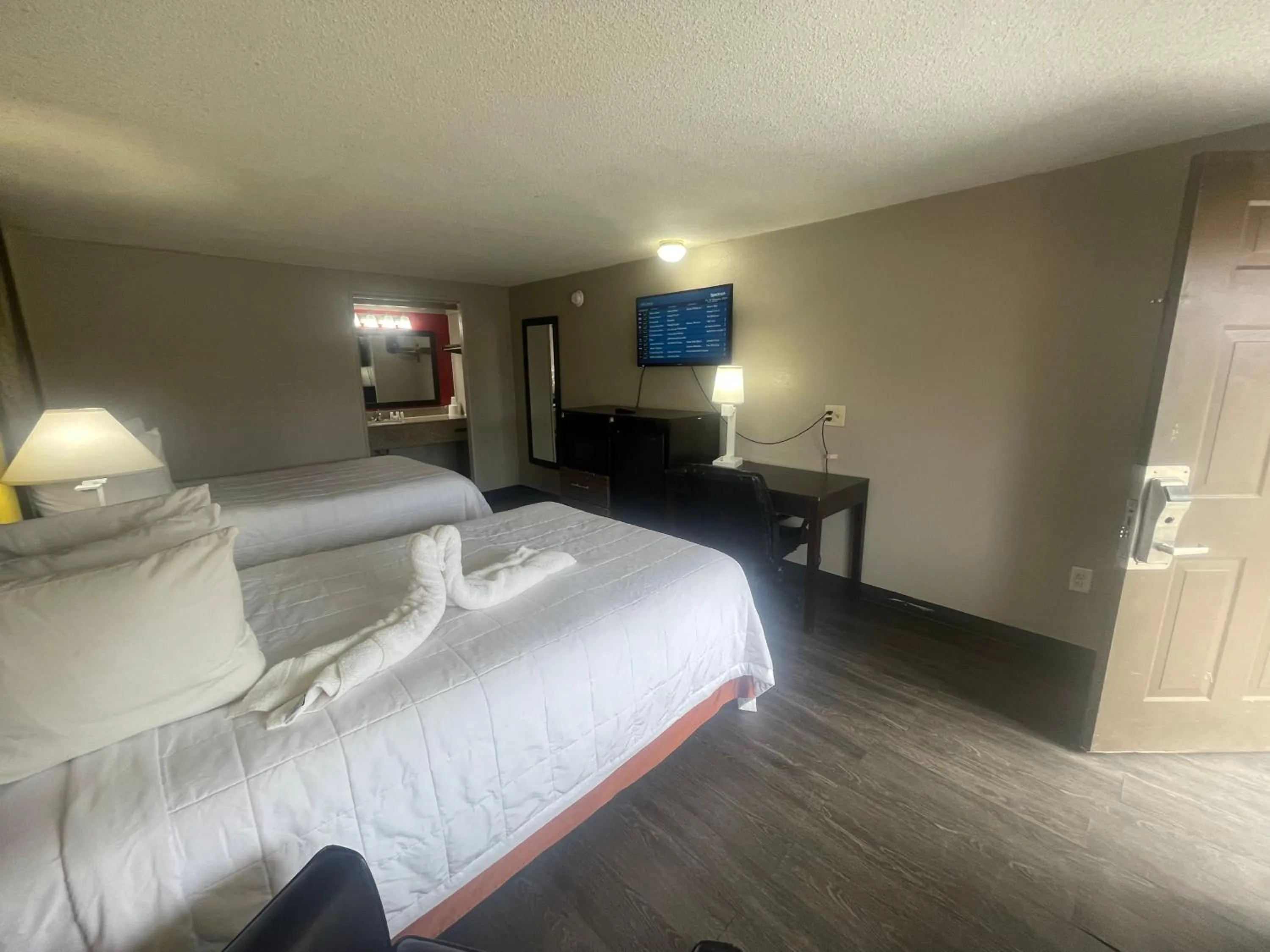 Bed in Super 8 by Wyndham Monroe