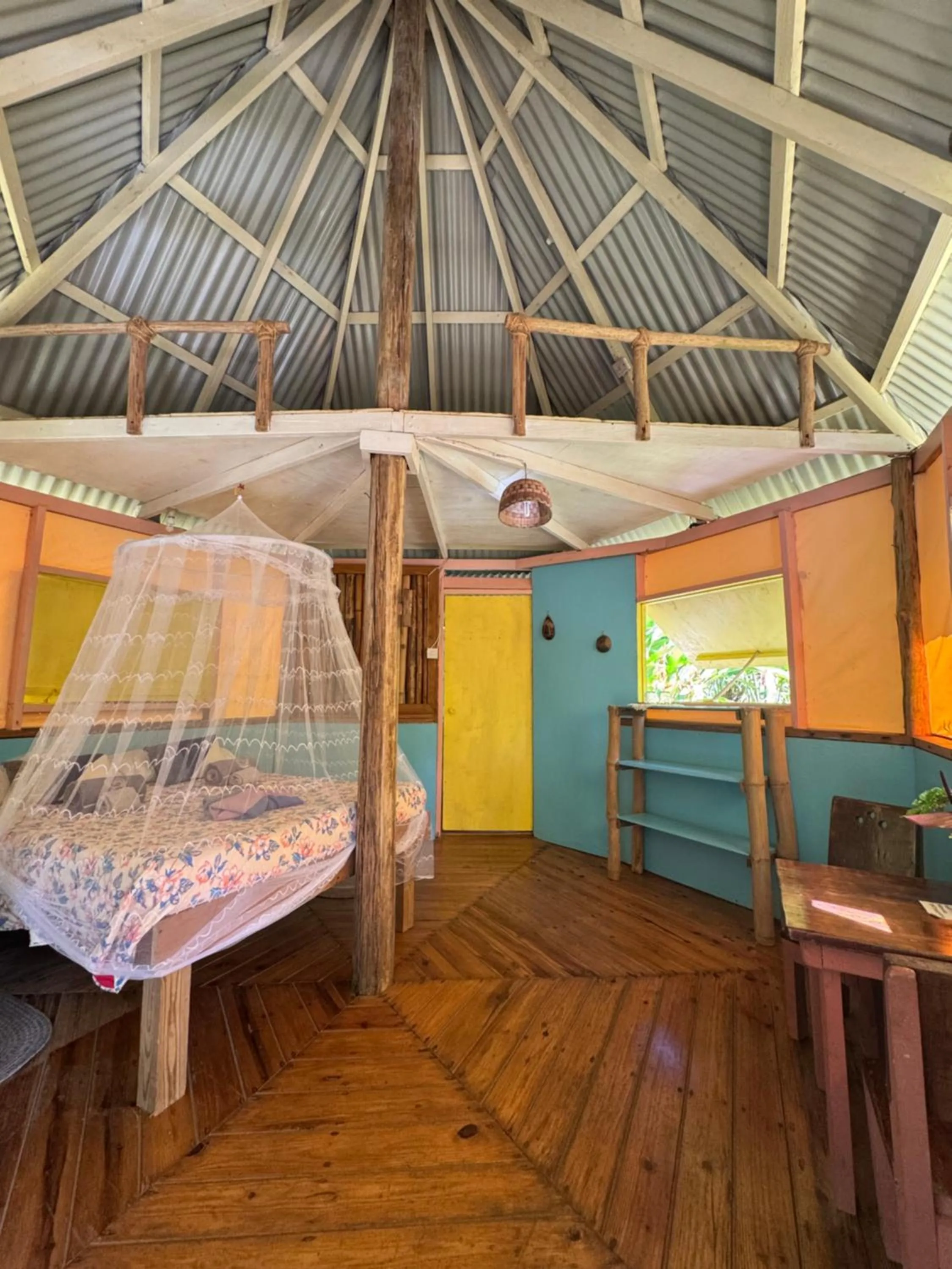 Bed in Roots Jungle Retreat