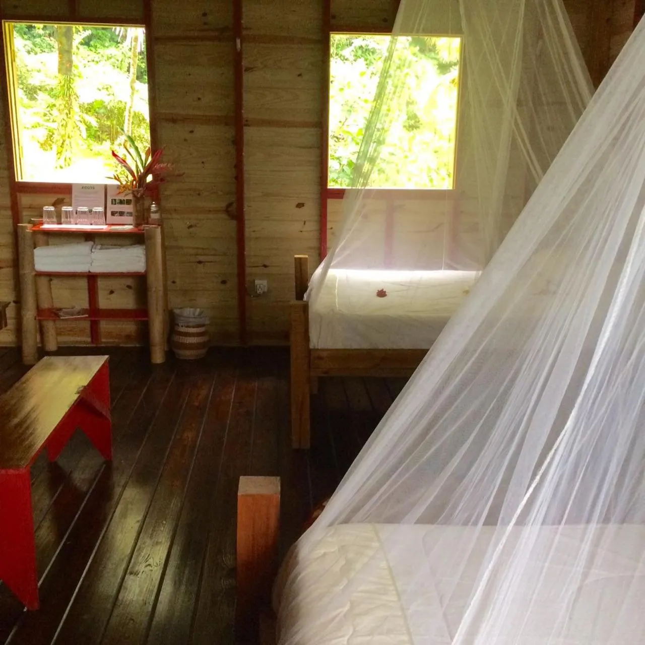 Bed in Roots Jungle Retreat