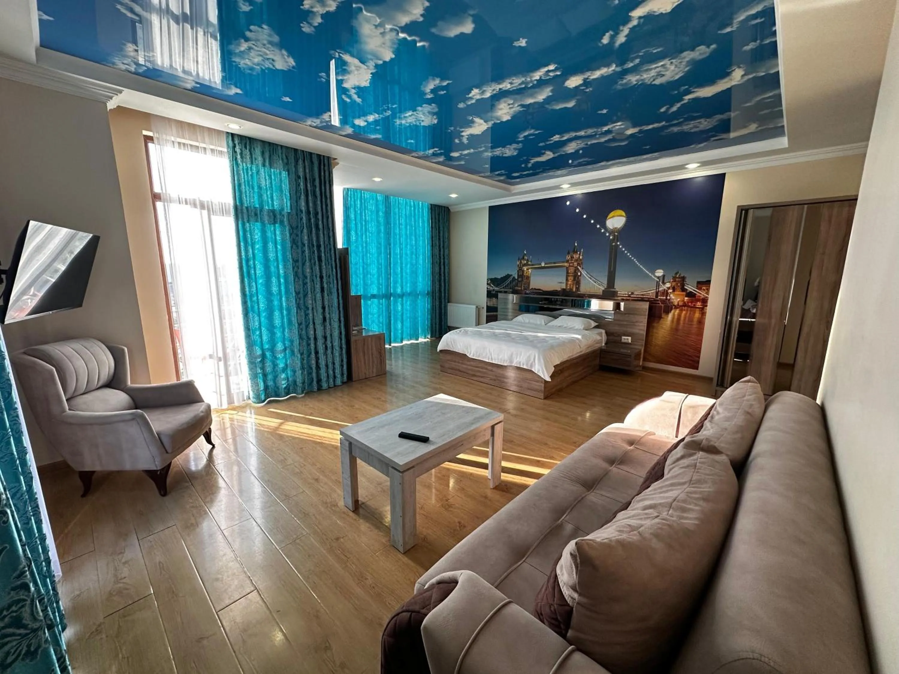 Bed in Hotel Skyline Batumi