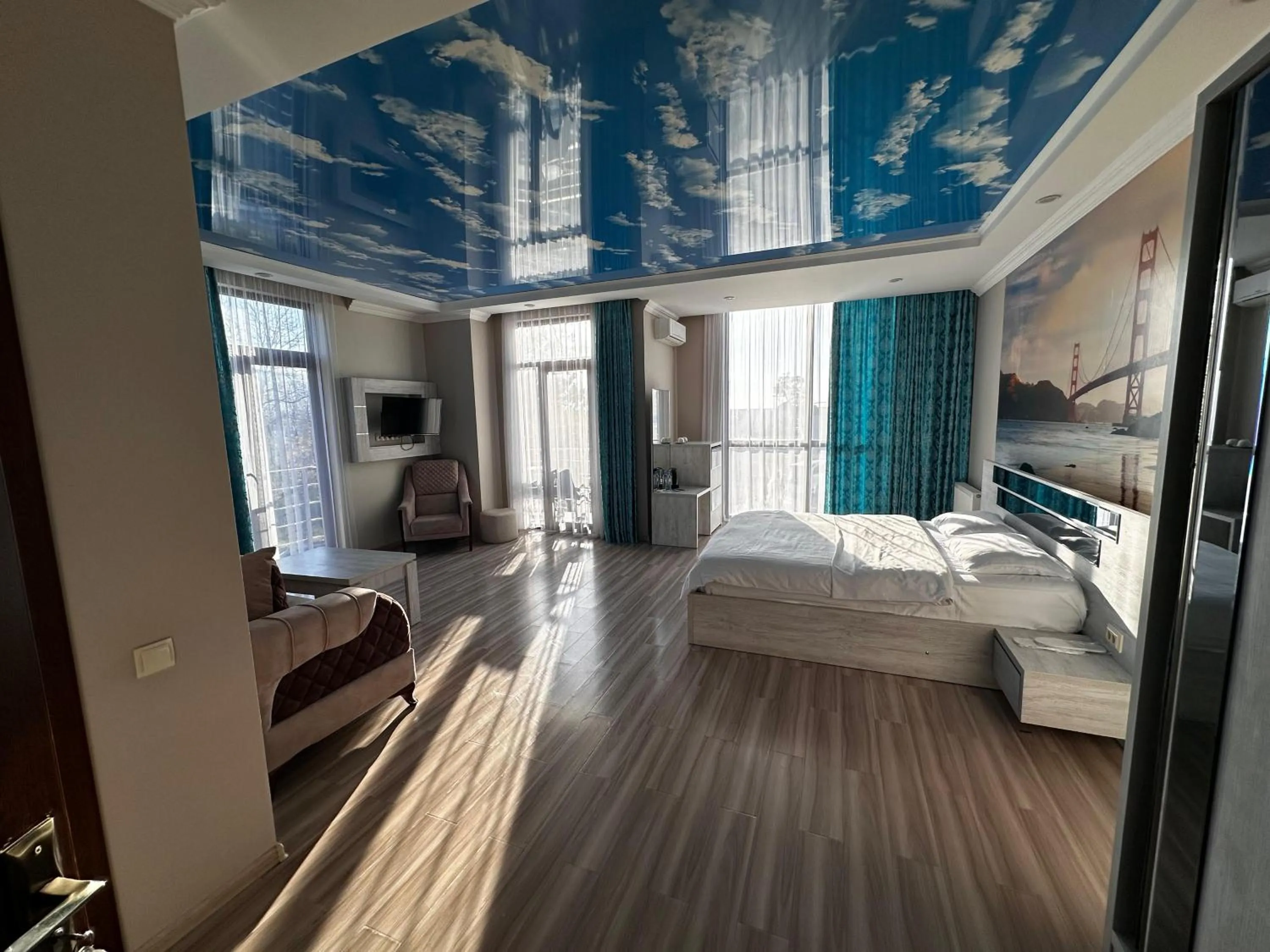 Bed in Hotel Skyline Batumi