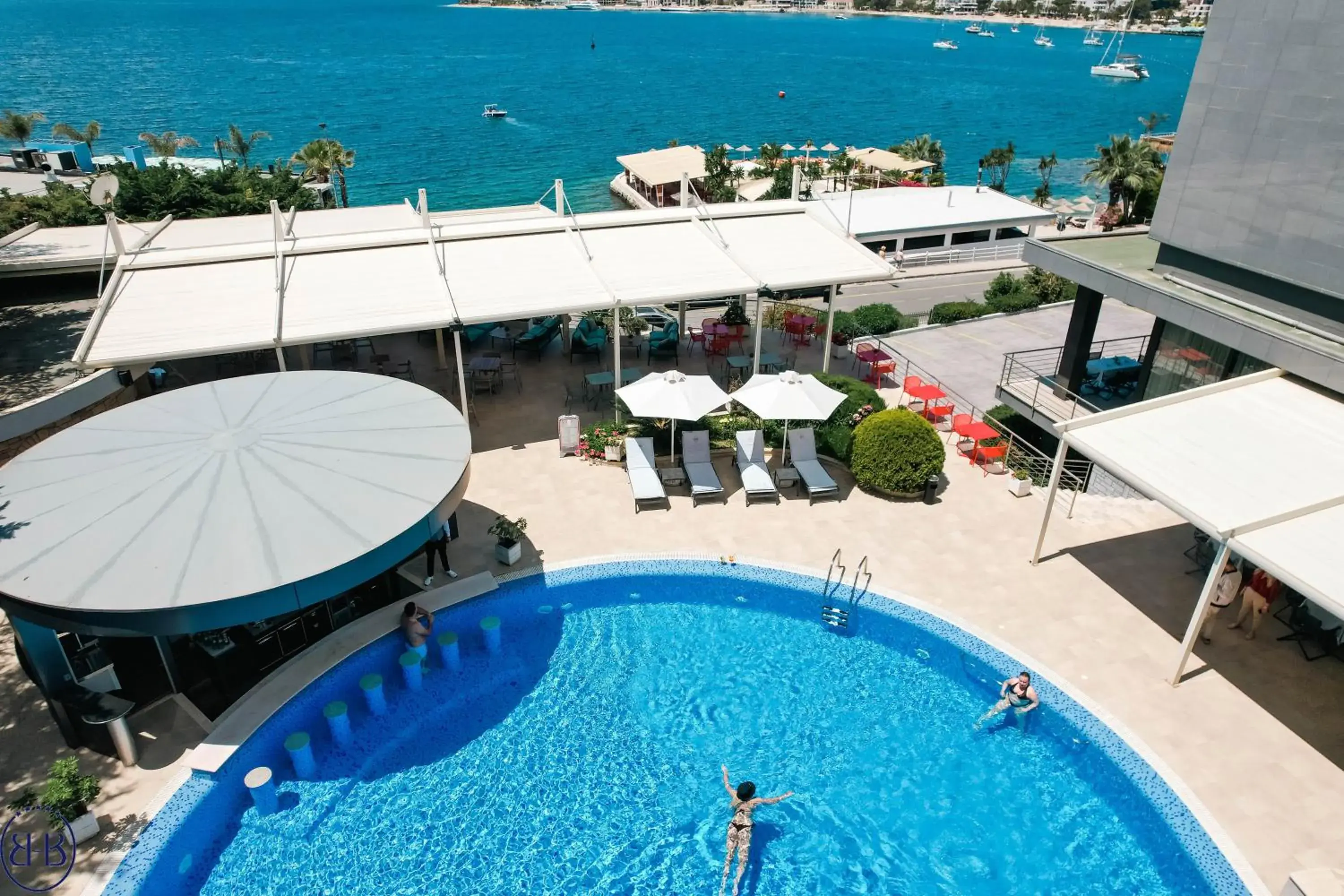 Deluxe Double or Twin Room with Balcony and Side View in Hotel Saranda Butrinti, Affiliated by Melia Deluxe Double or Twin Room with Balcony and Side View in Hotel Saranda Butrinti, Affiliated by Melia