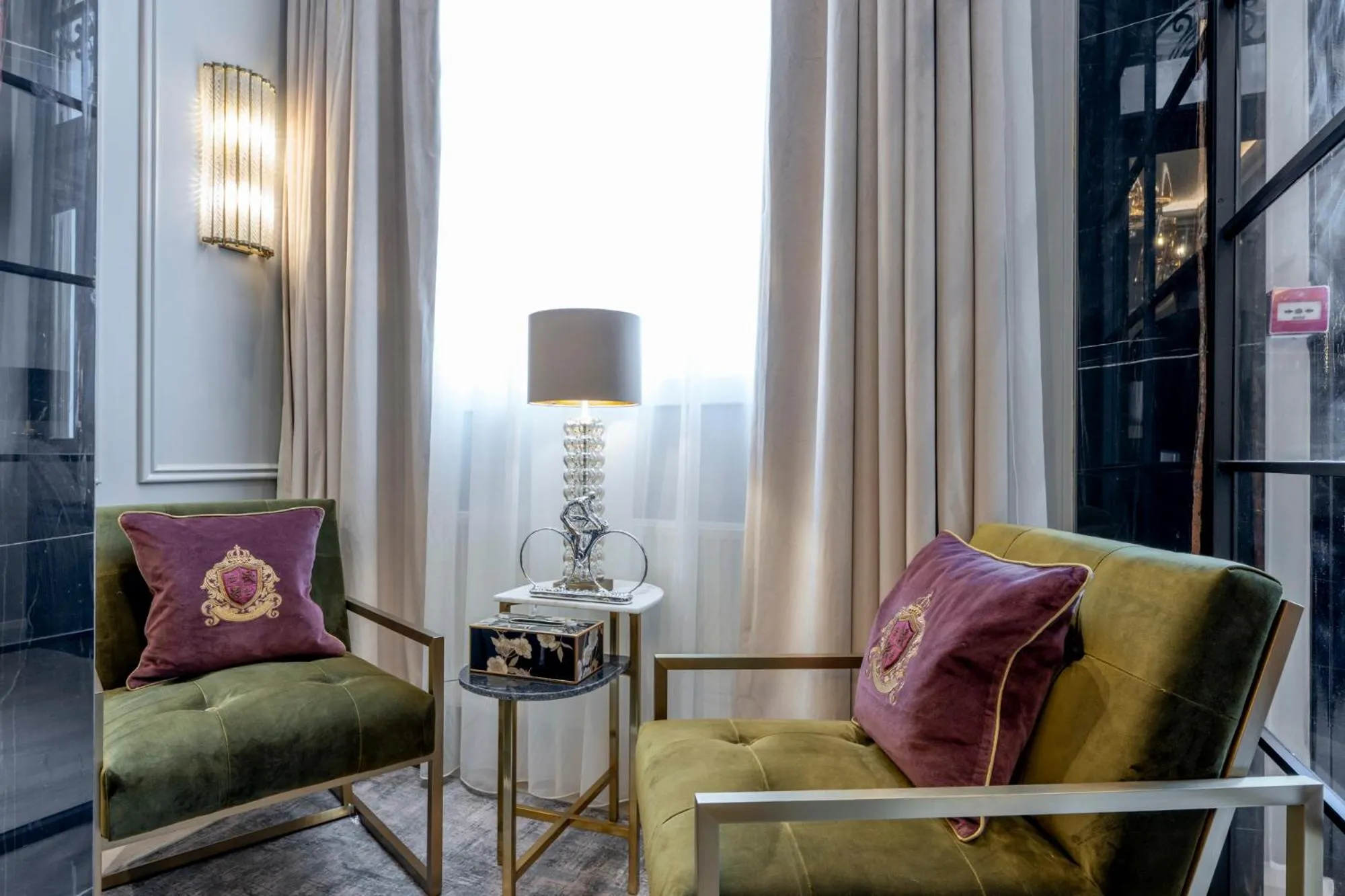 Seating area in The Castleton Hotel