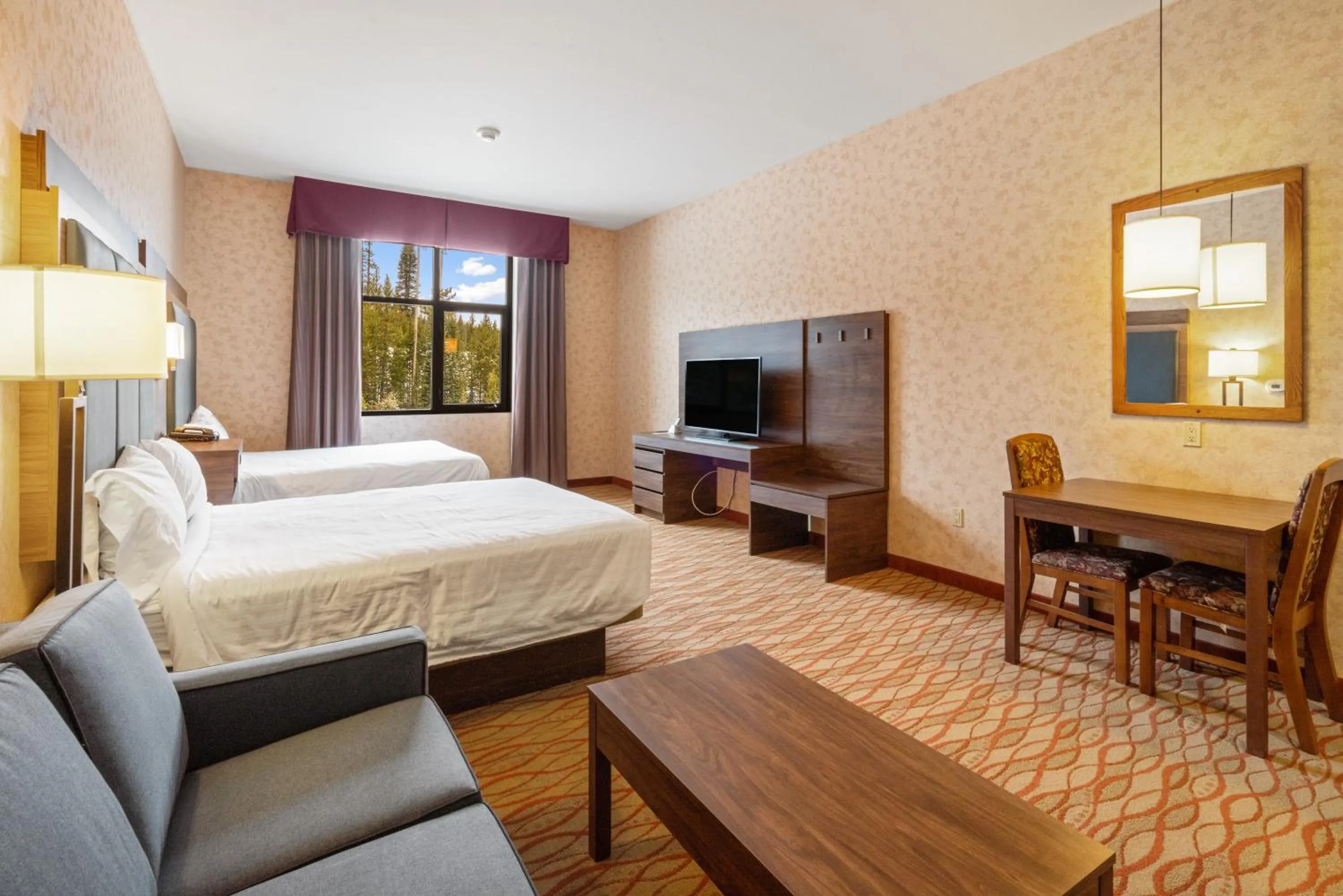 Bed in The Lodge at Big Sky