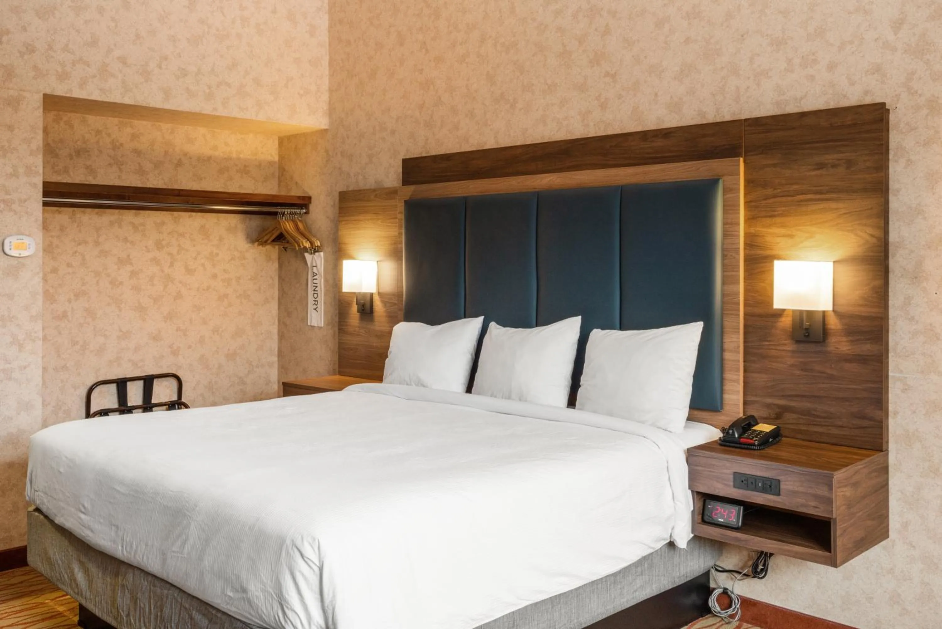 Bed in The Lodge at Big Sky