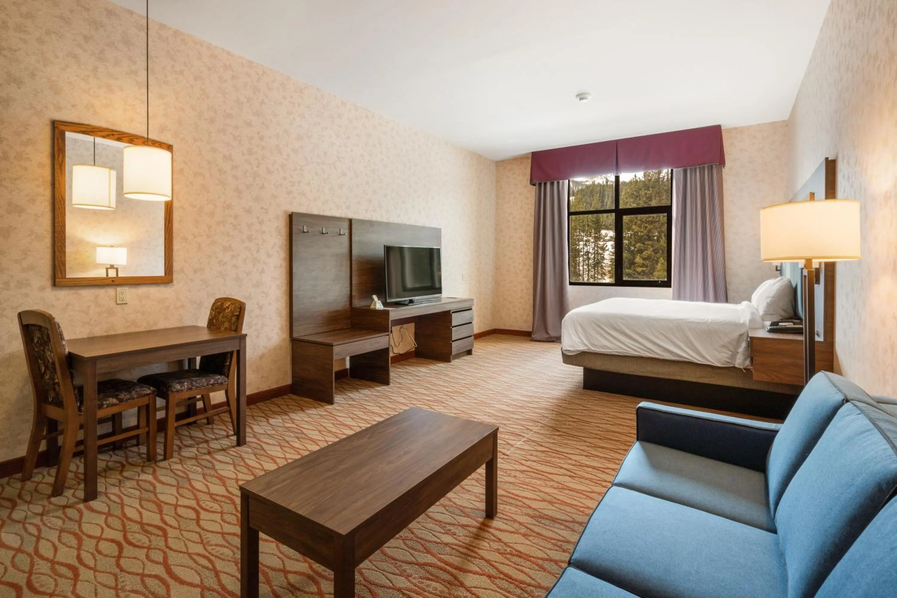 Bed in The Lodge at Big Sky