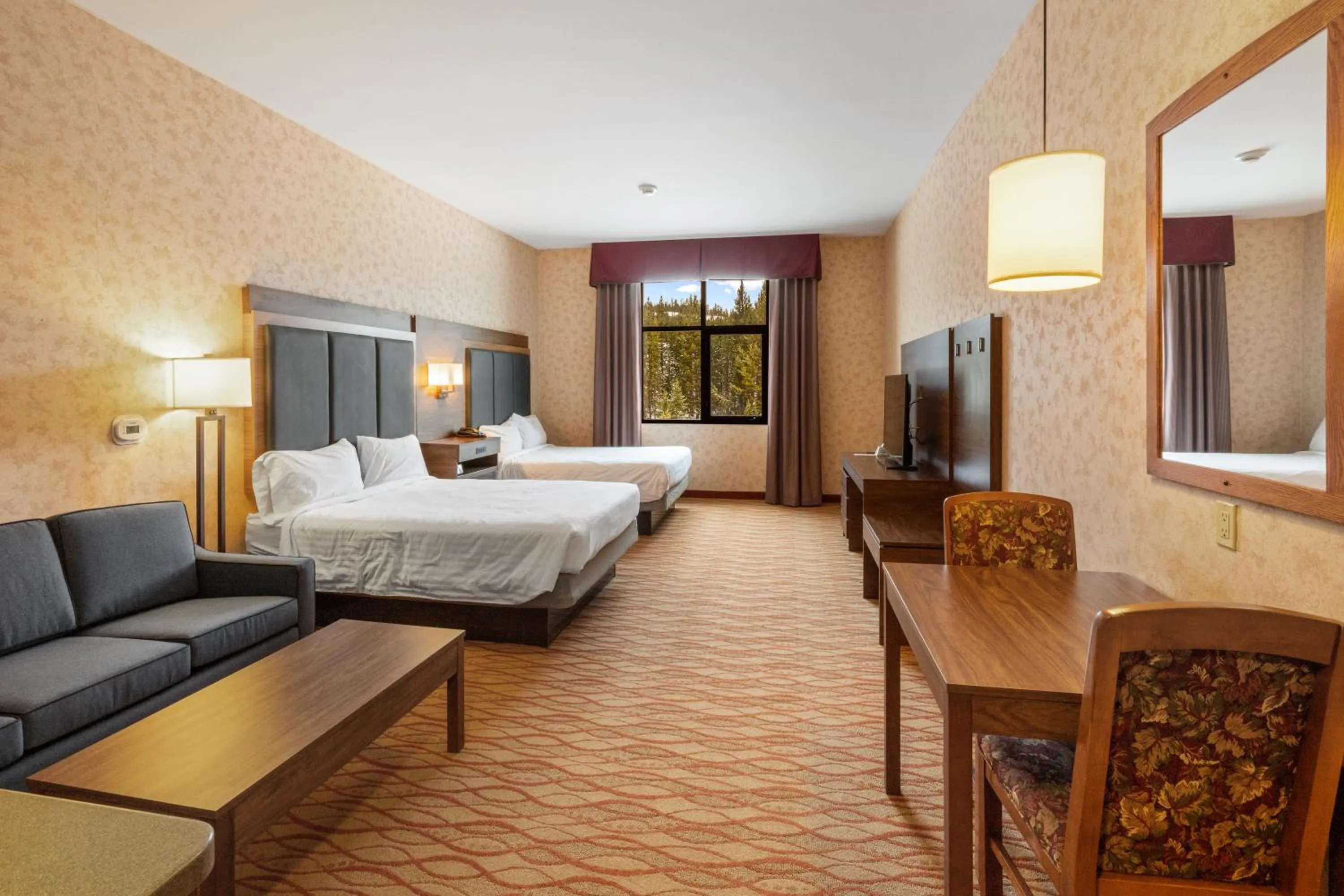 Bed in The Lodge at Big Sky