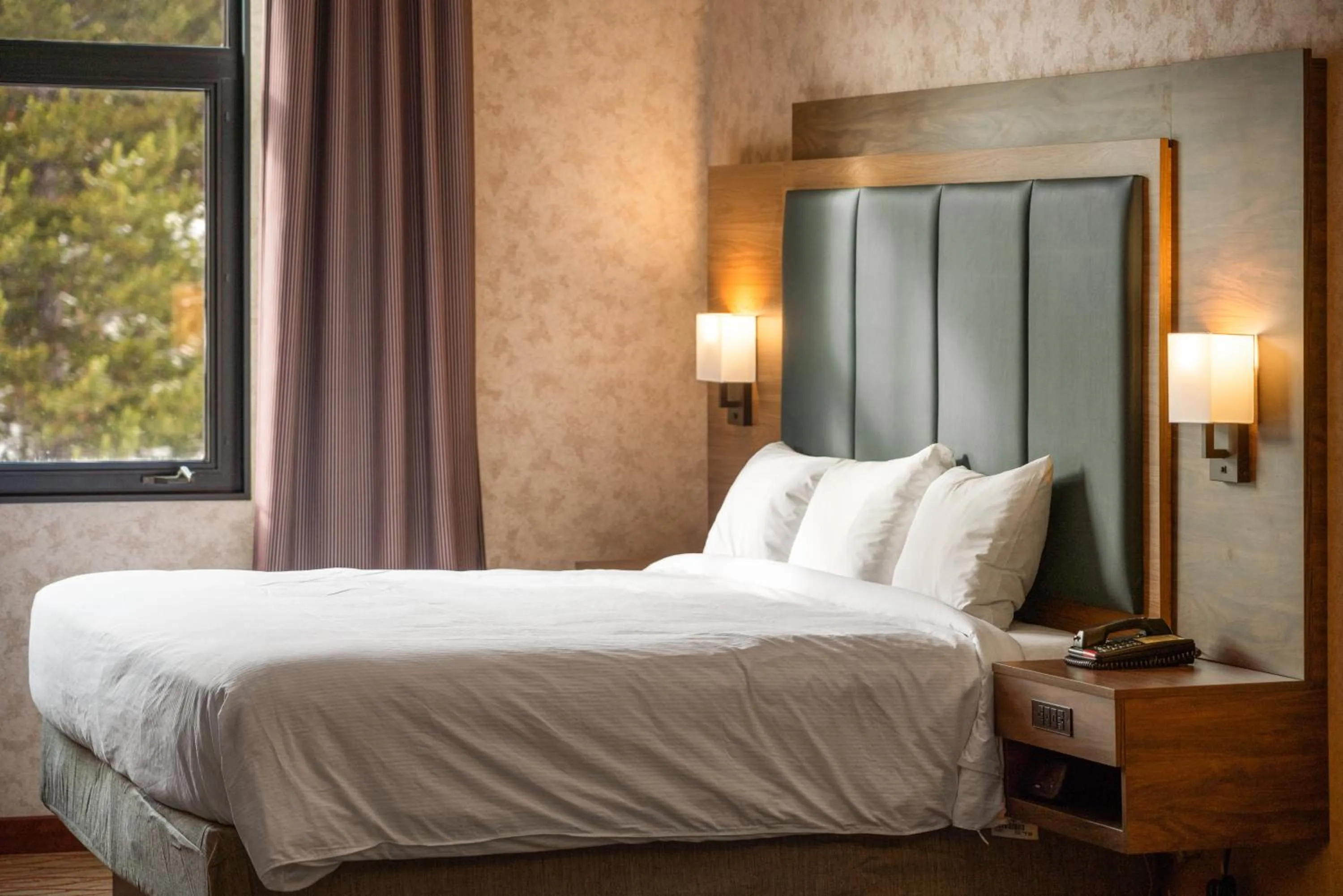 Bed in The Lodge at Big Sky