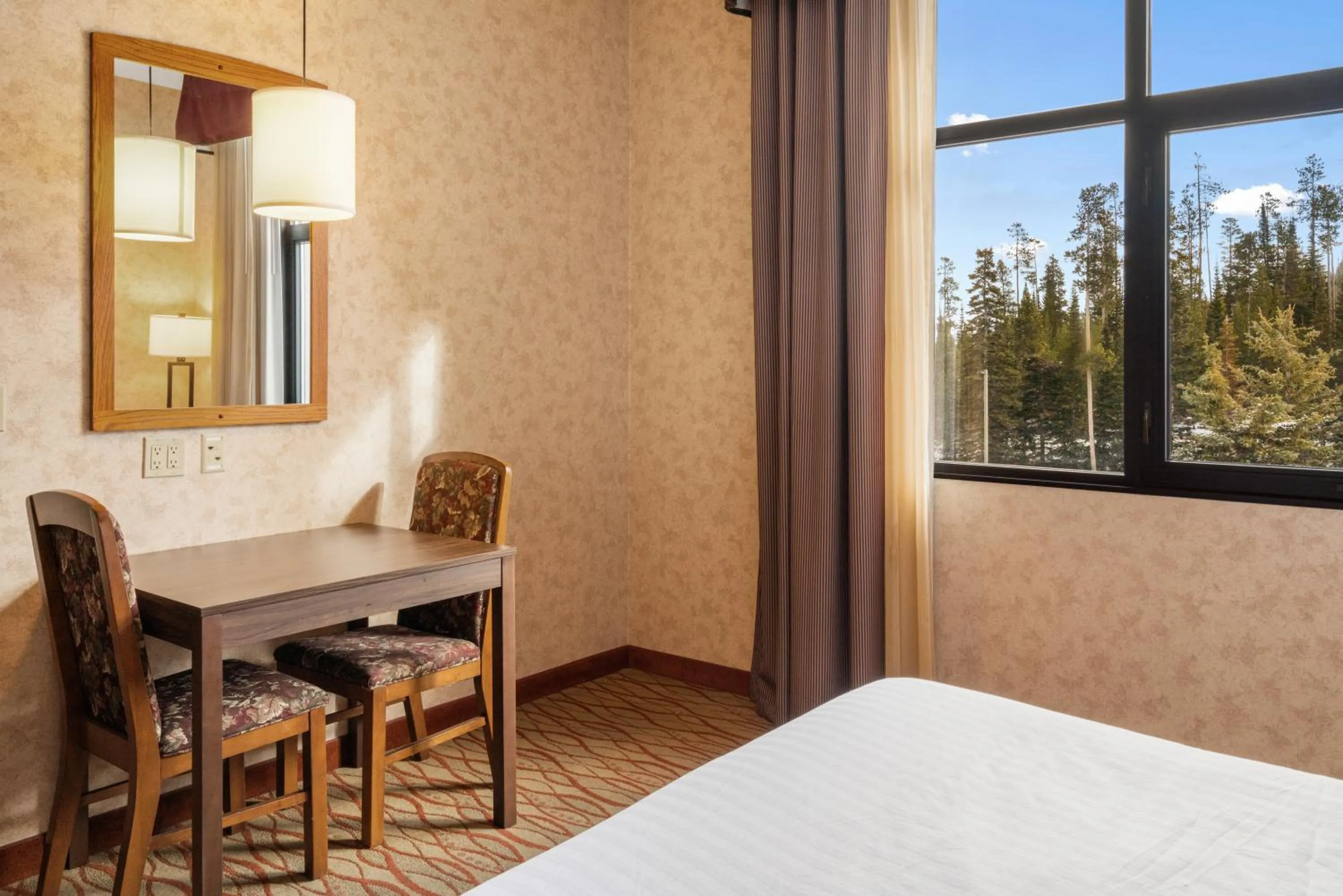 Bed in The Lodge at Big Sky