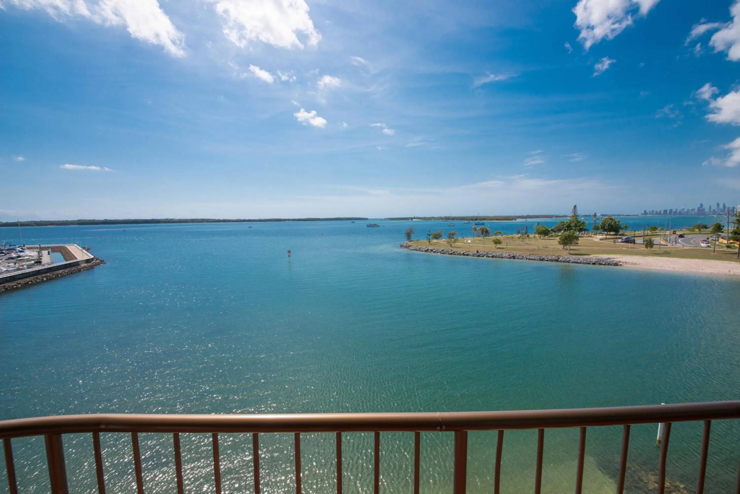 Sea view in Broadwater Shores Waterfront Apartments
