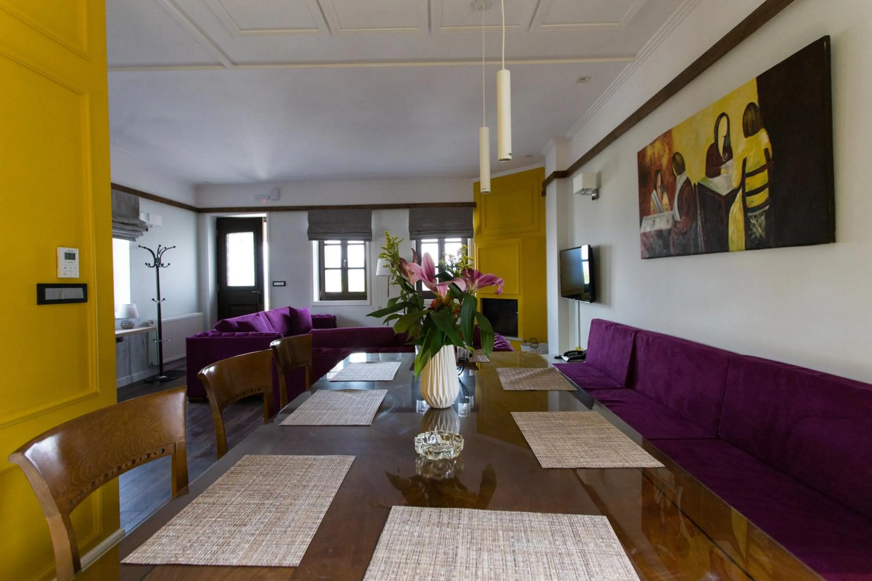 Dining area in Abi Luxury Villas