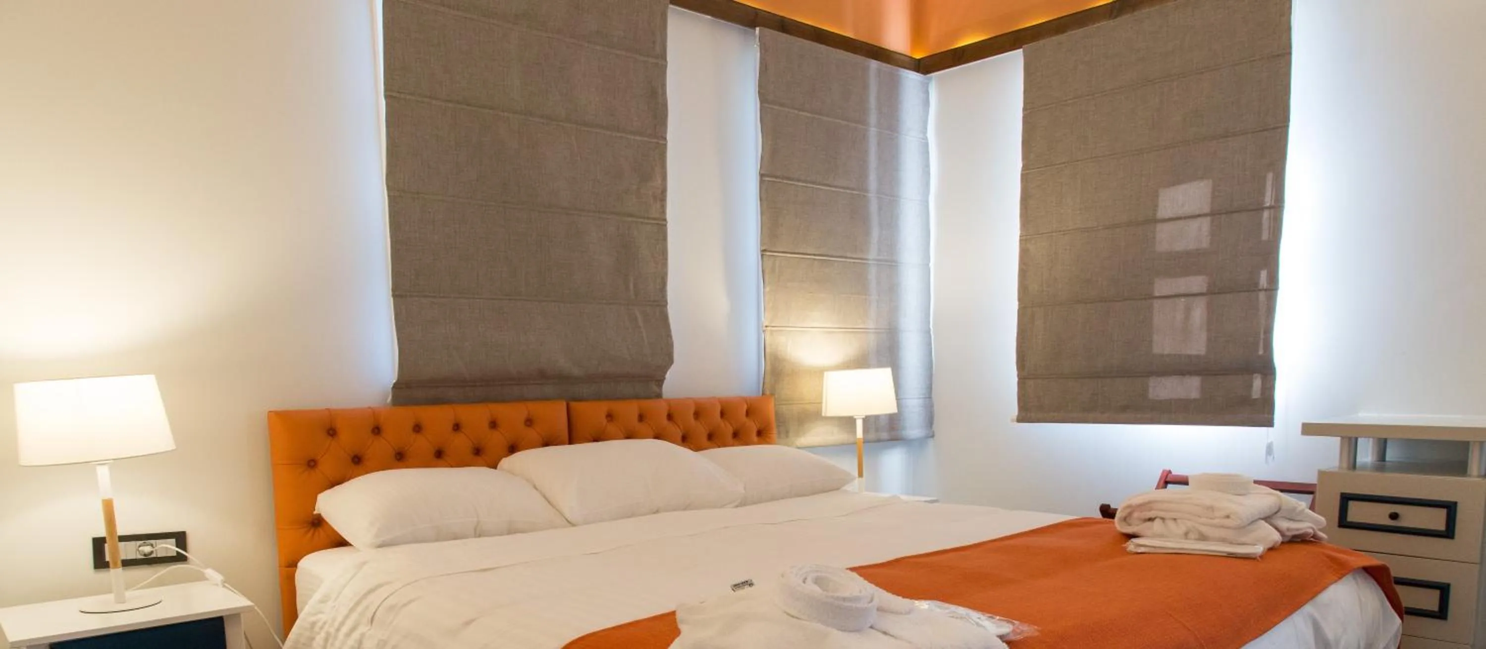 Bedroom, Bed in Abi Luxury Villas