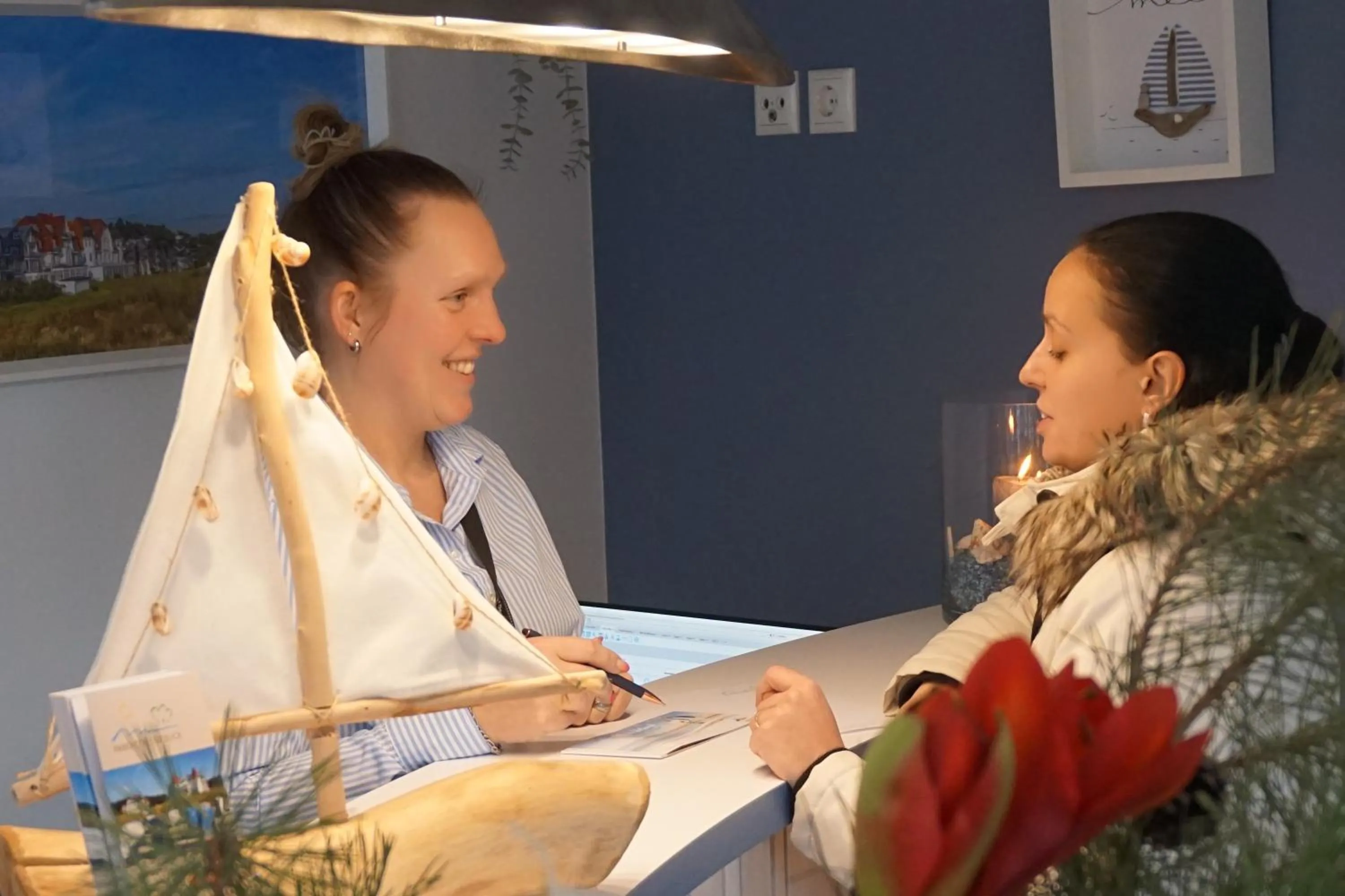 Lobby or reception in Parkhotel Seeblick