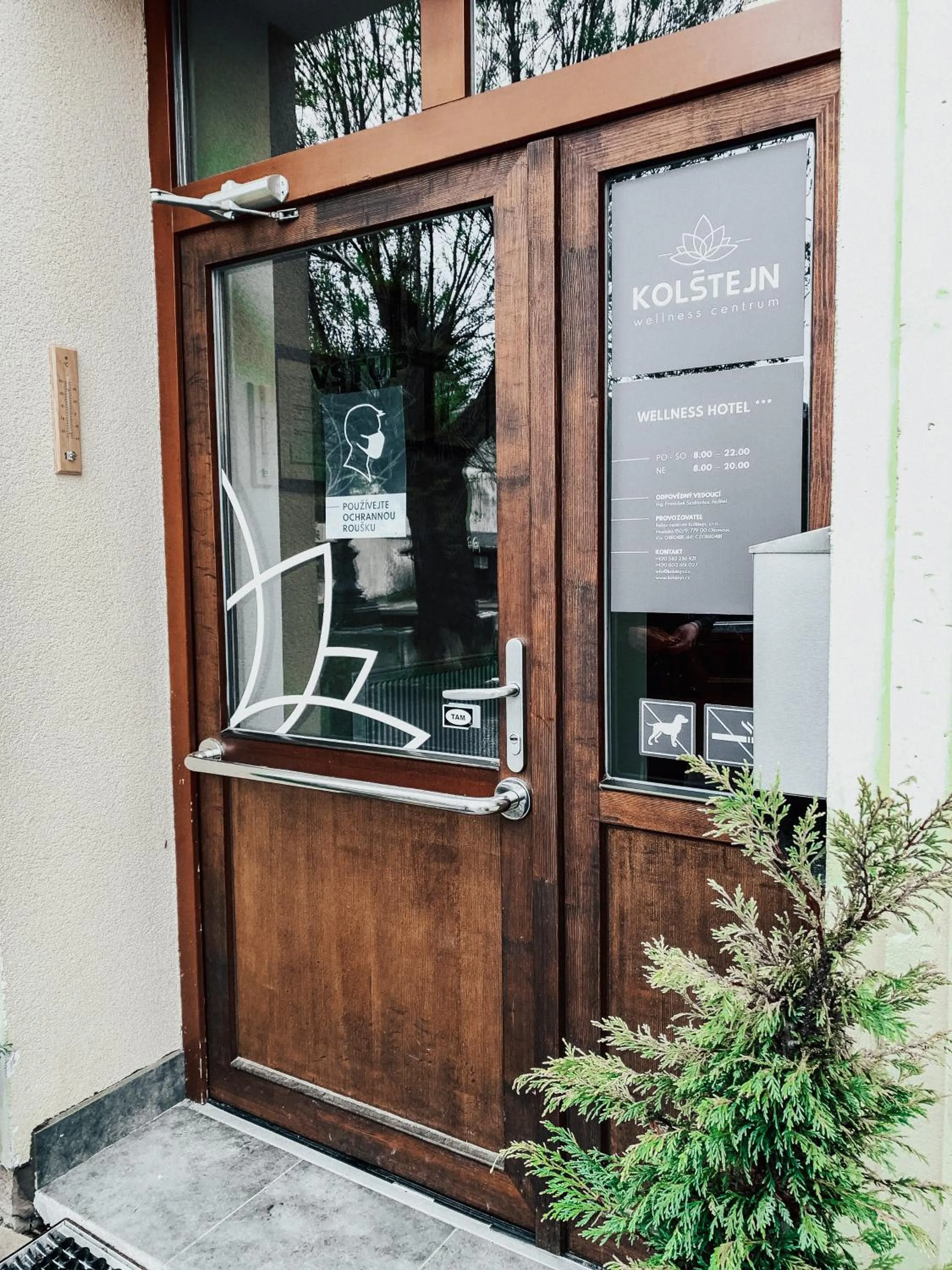 Facade/entrance in Kolštejn wellness centrum