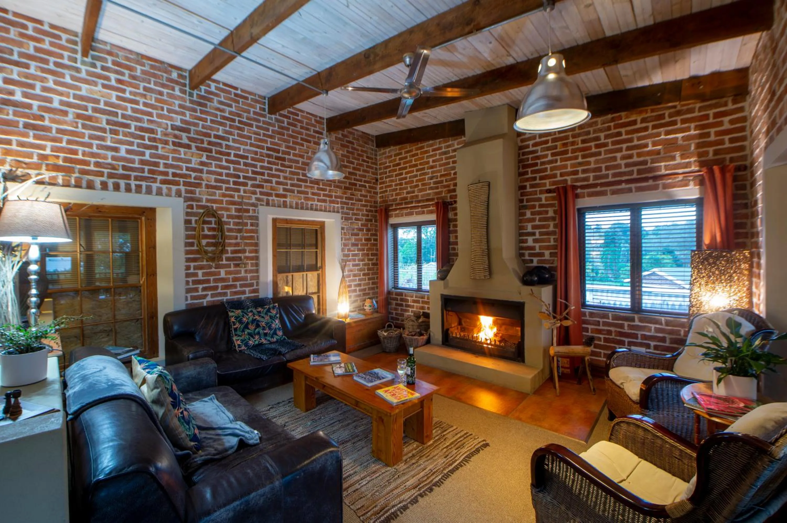 Seating area in At the Woods Guest House