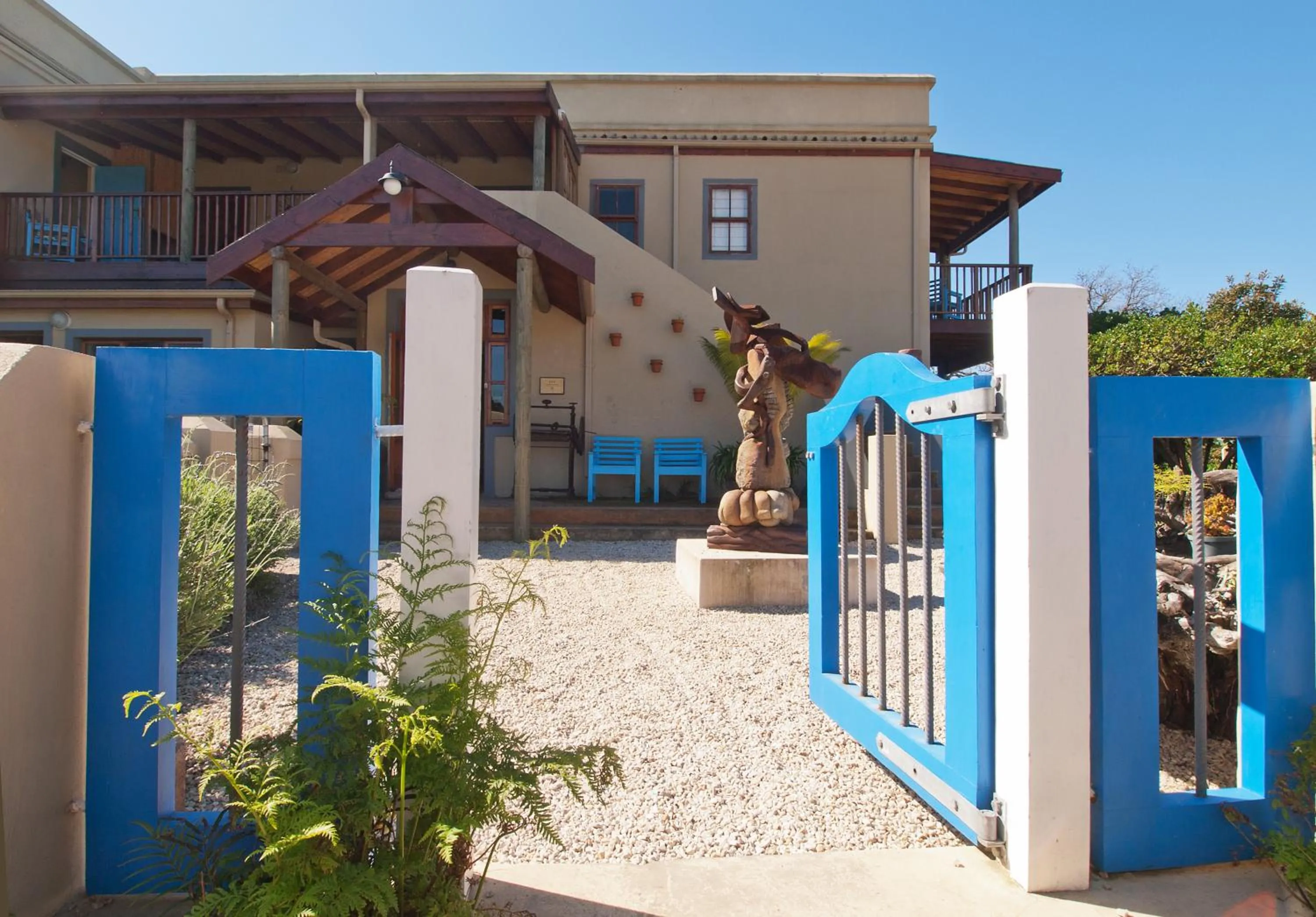 Patio in At the Woods Guest House