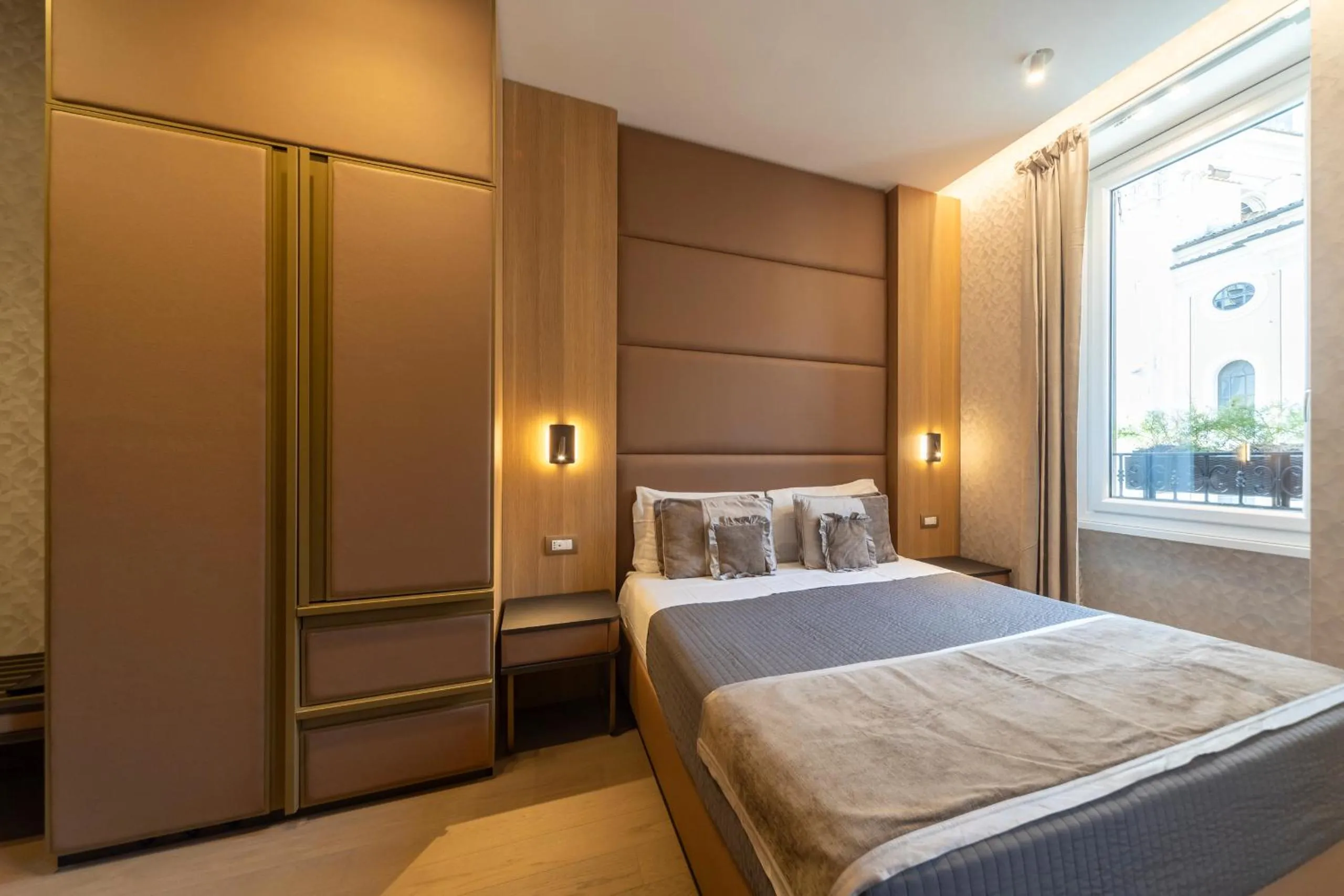 Bed in San Carlo Suite