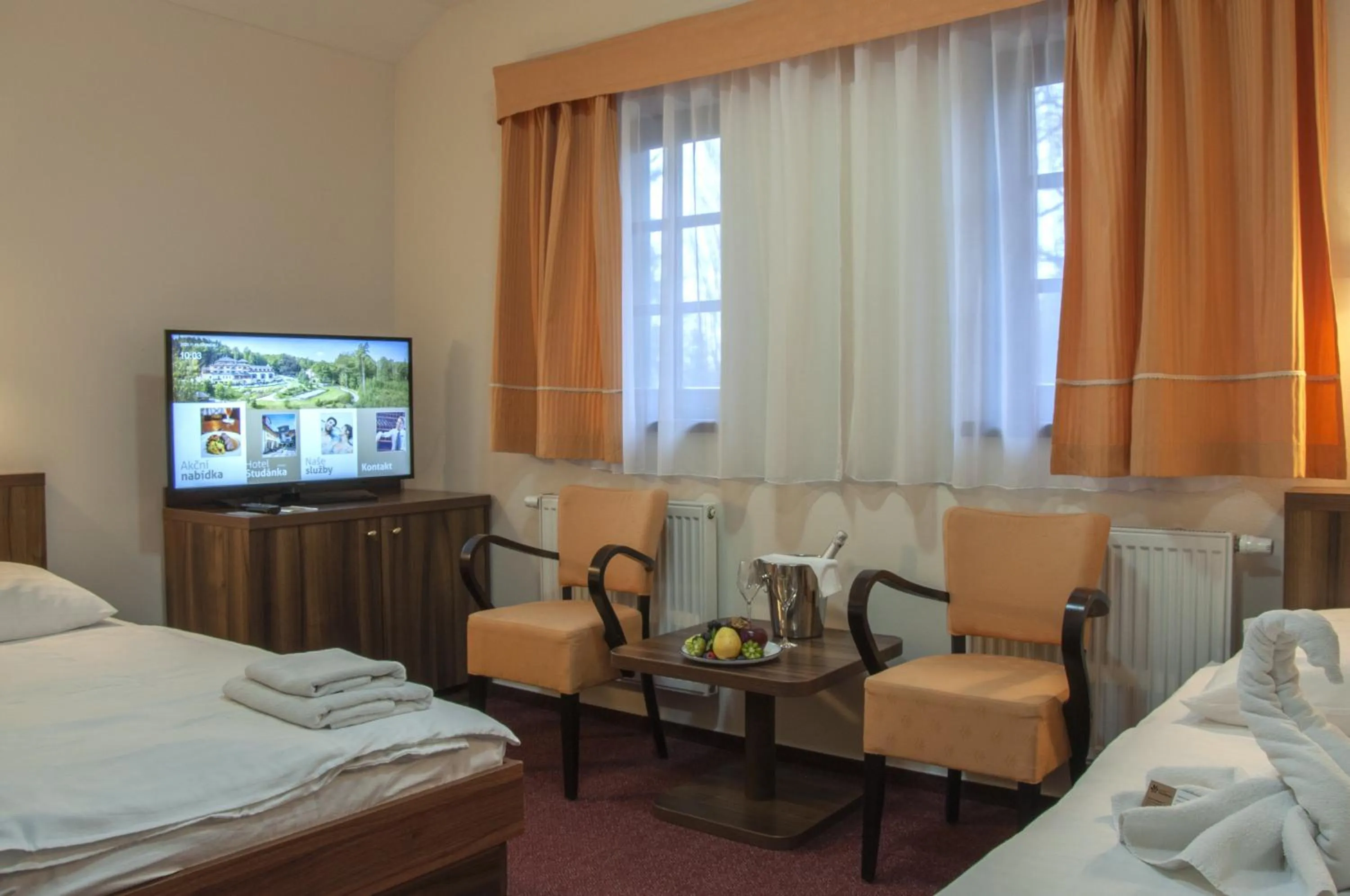 Bed in Hotel Studanka