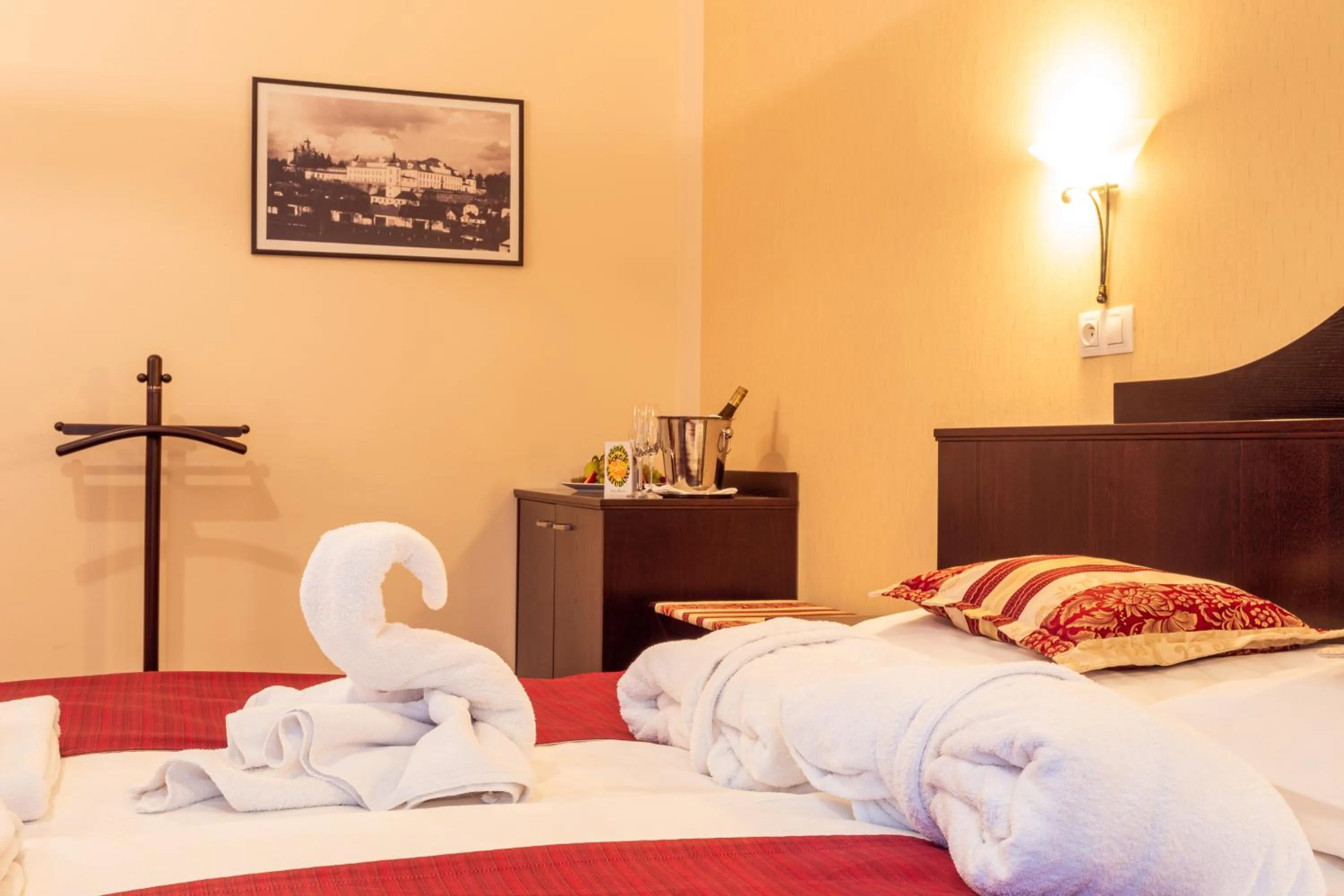 Bed in Hotel Studanka