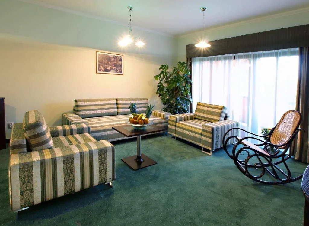 Living room in Hotel Studanka