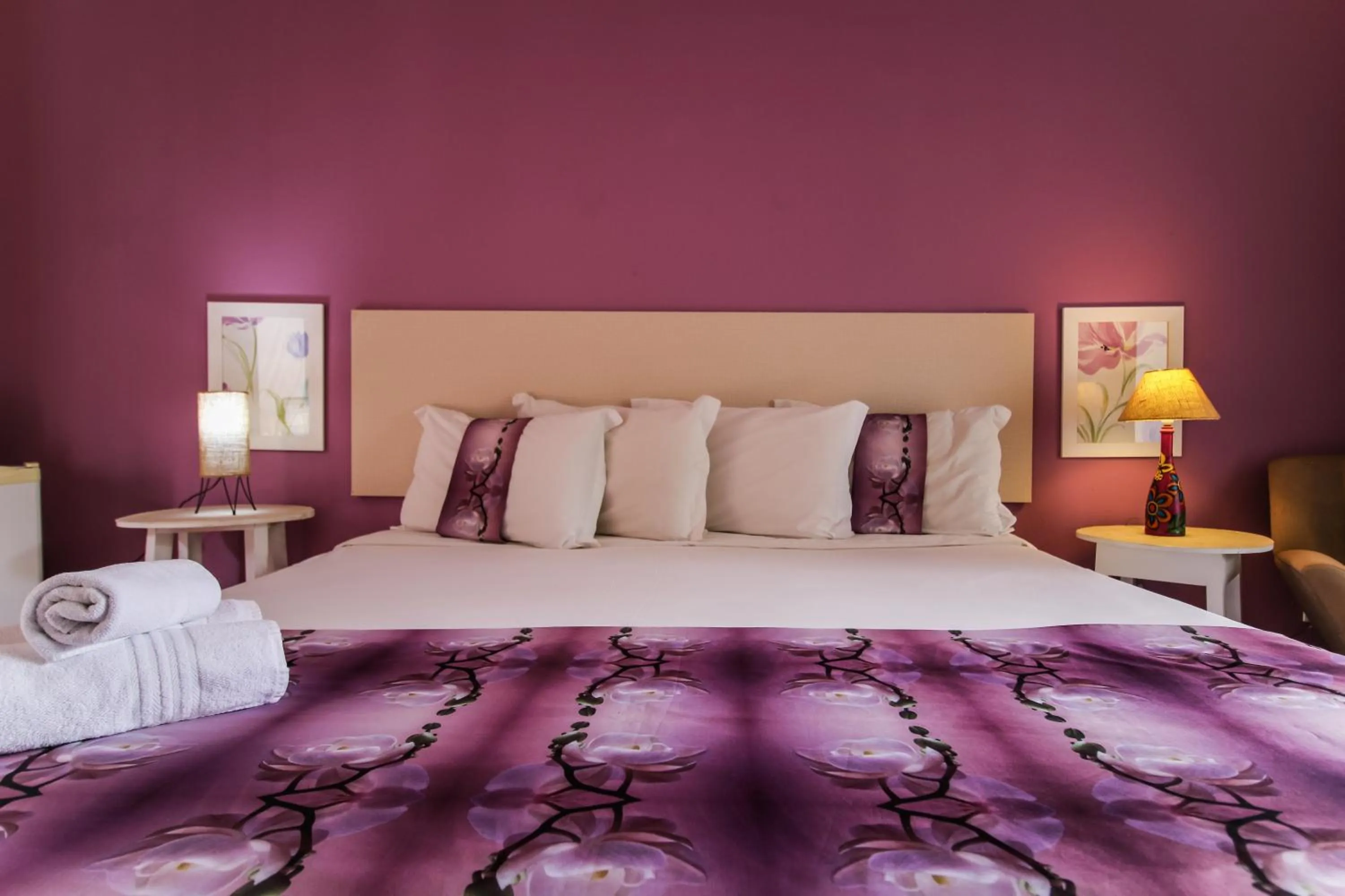 Bed in Pousada Arvoredo