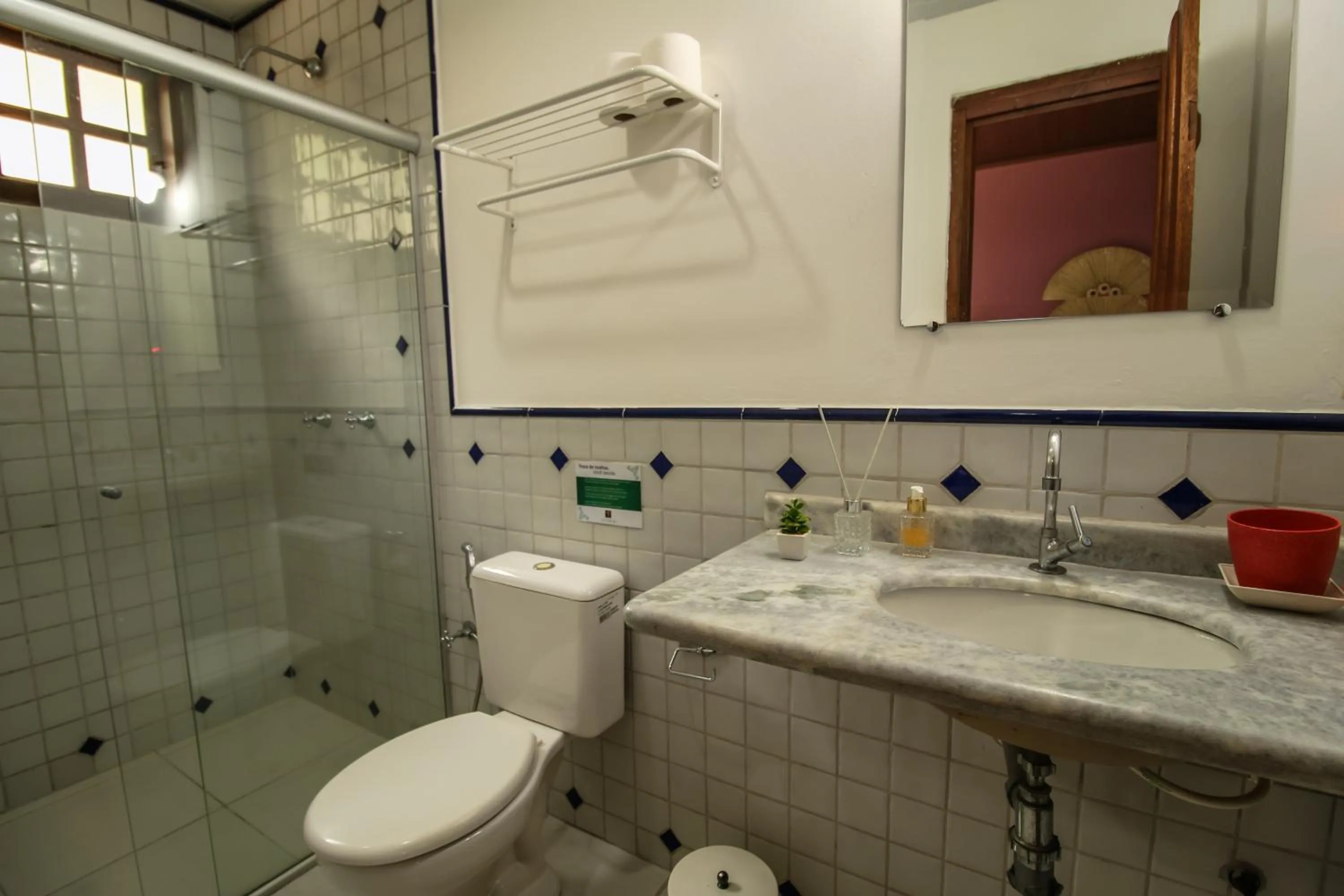 Shower in Pousada Arvoredo