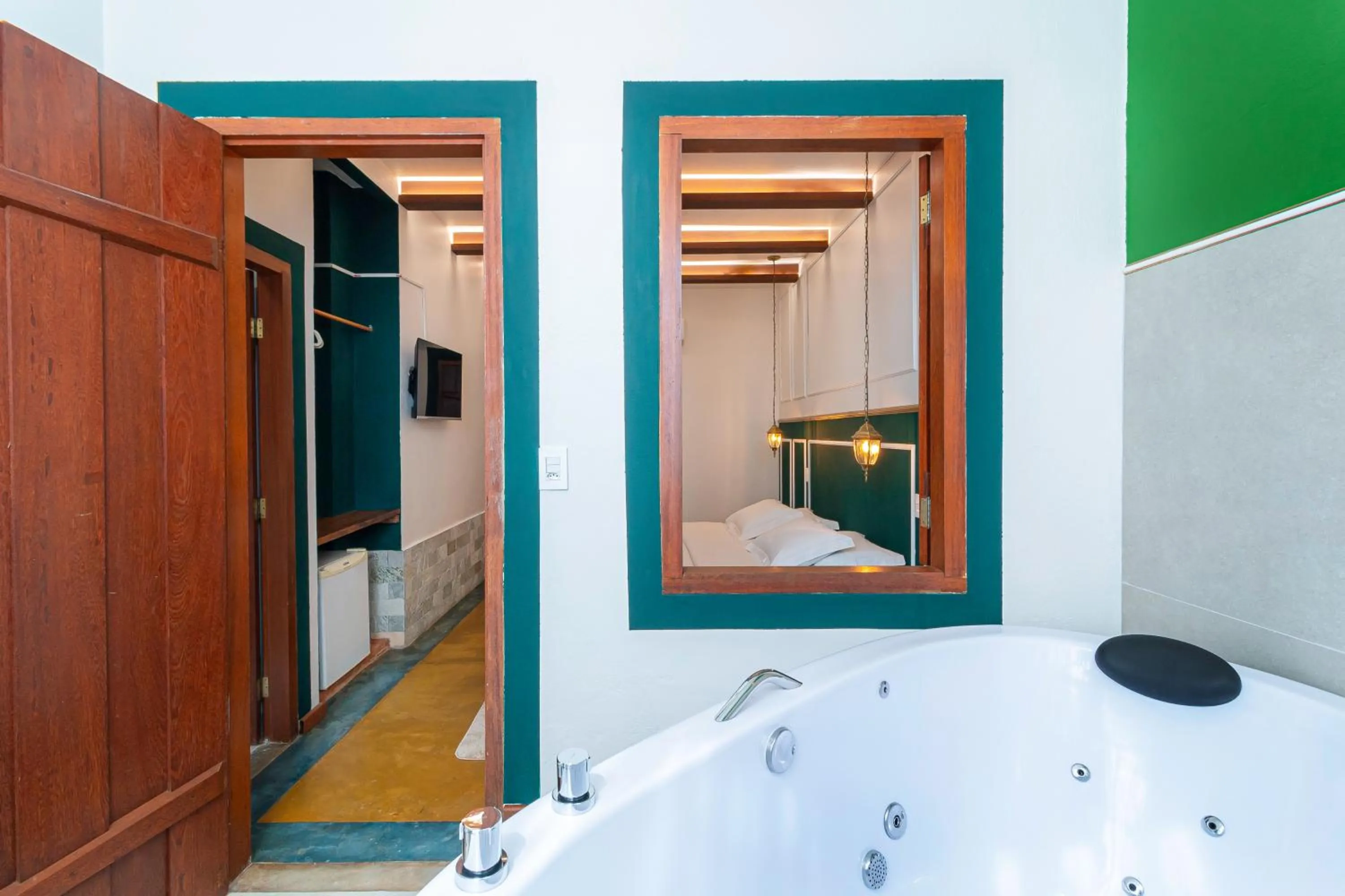 Photo of the whole room, Bed in Pousada Arvoredo