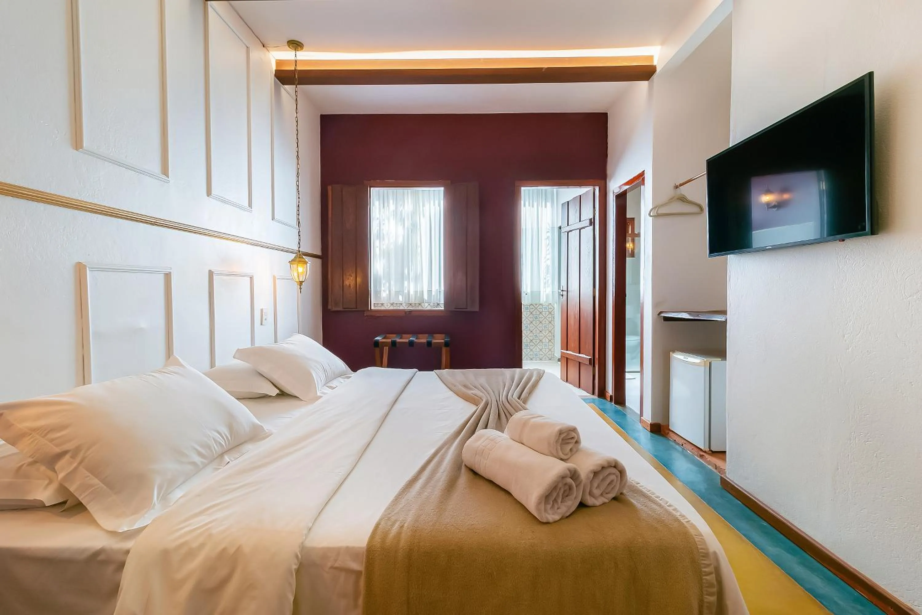 Bed in Pousada Arvoredo