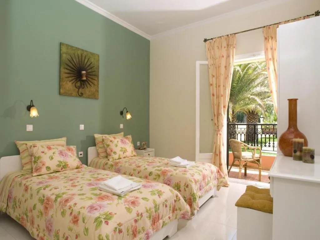 Bed in Dimitris Apartments