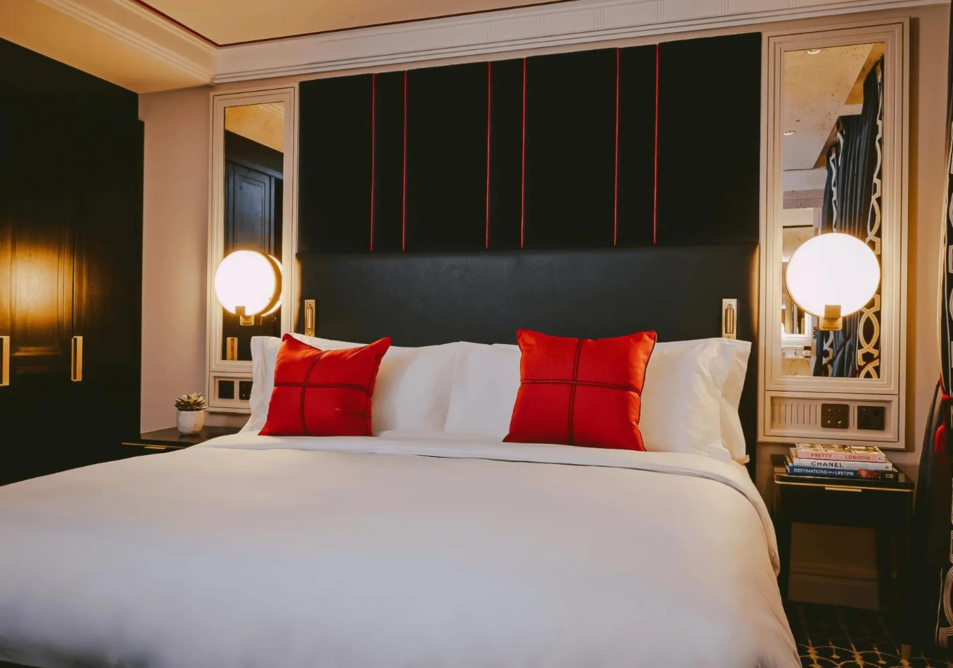 Bed in The Mayfair Townhouse - an Iconic Luxury Hotel
