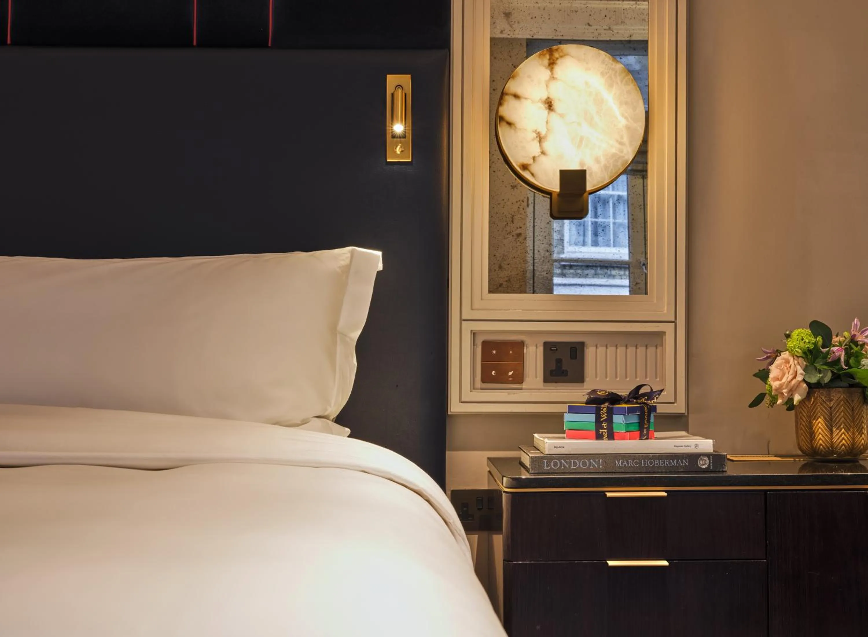 Bed in The Mayfair Townhouse - an Iconic Luxury Hotel