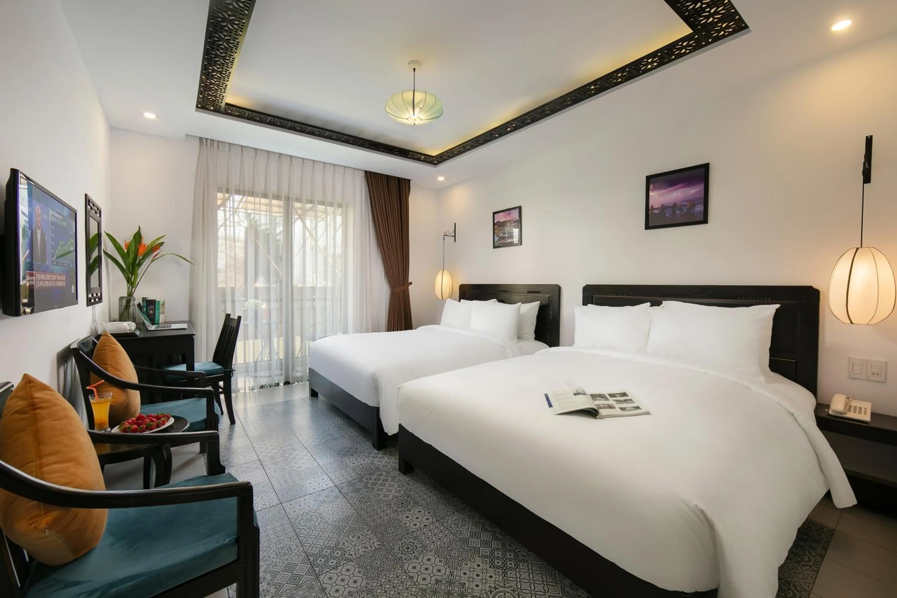 Bed in Hoi An Golden Holiday Villa